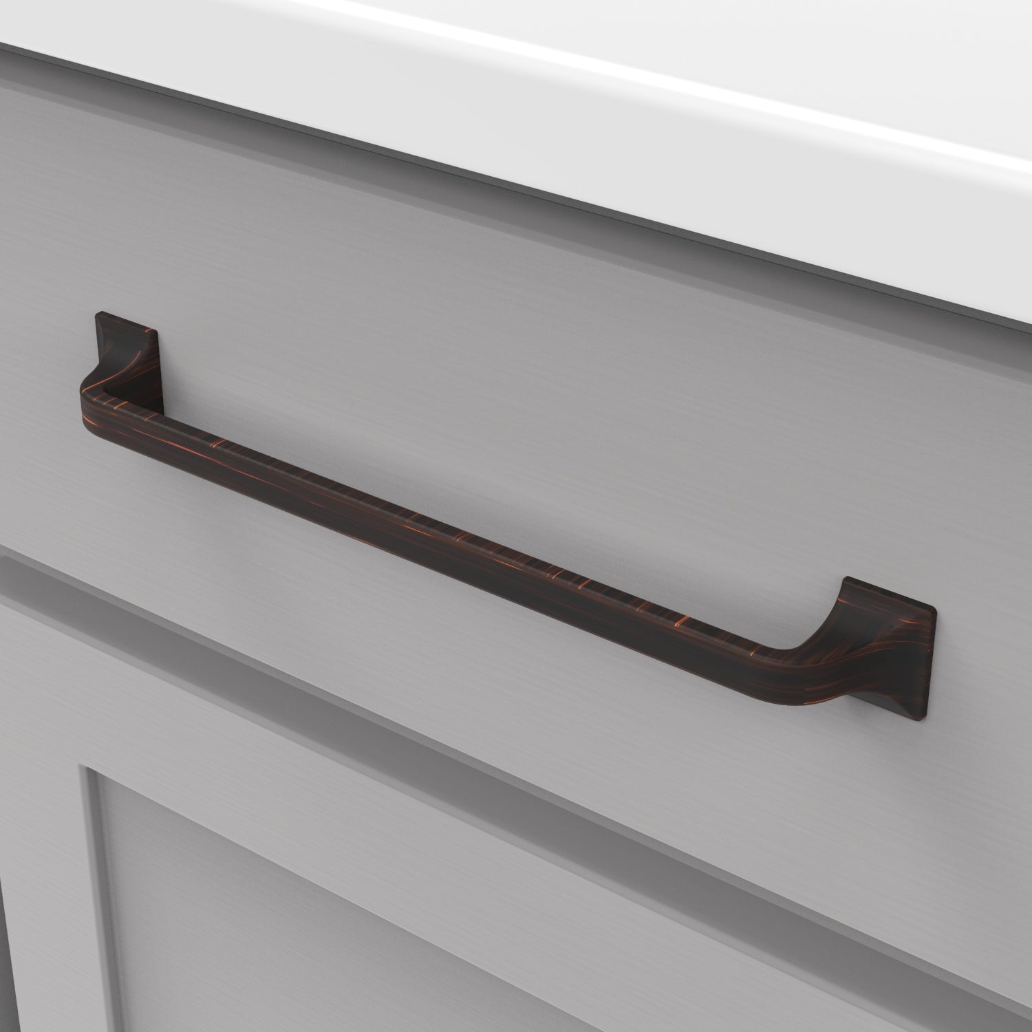 Hickory Hardware Forge Pull 8-13/16 Inch (224mm) Center to Center Hickory Hardware