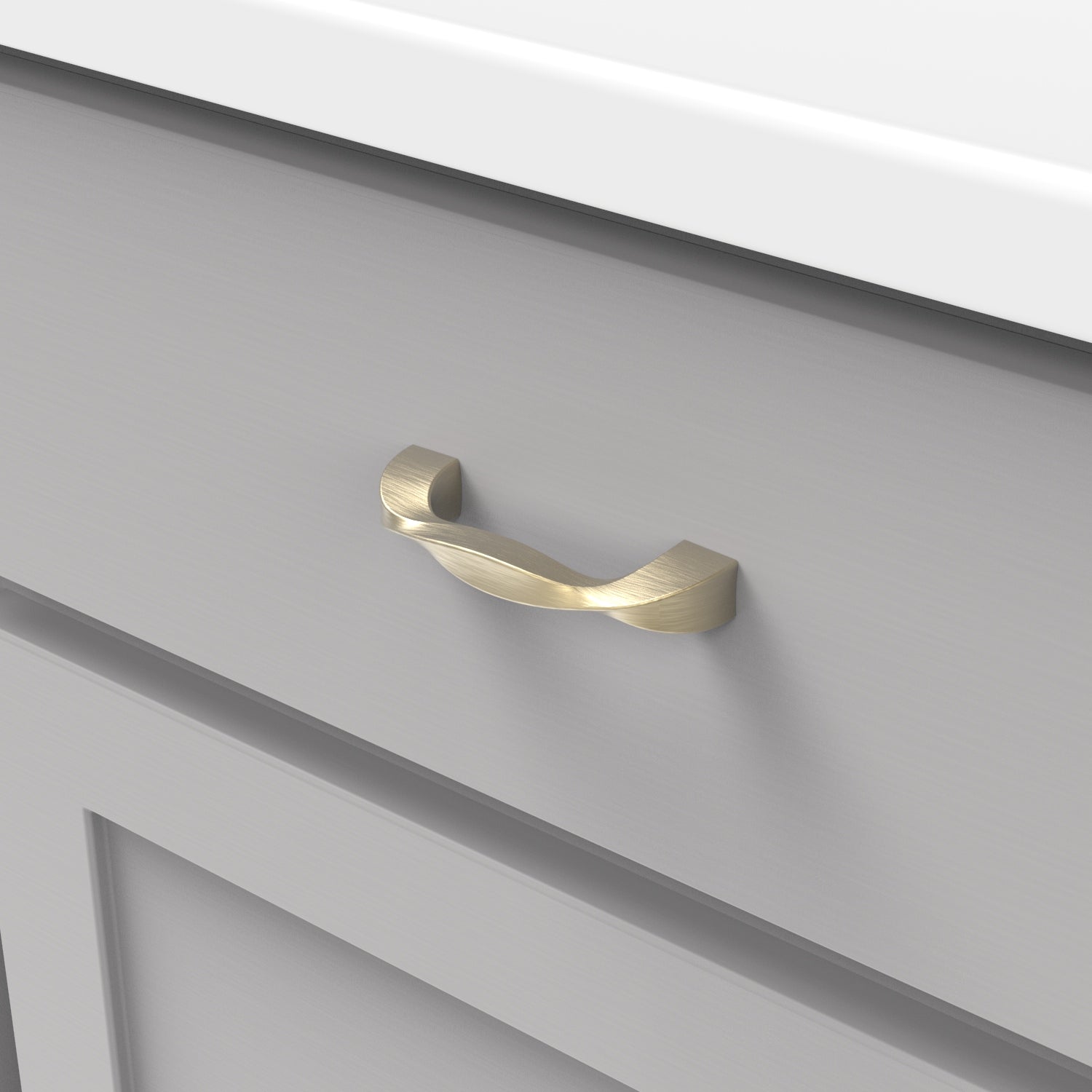 Hickory Hardware Twist Pull 3 Inch Center to Center Hickory Hardware