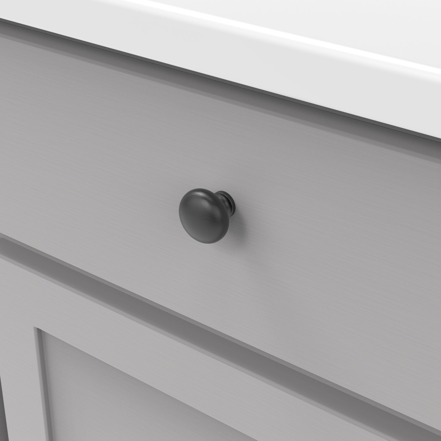 Hickory Hardware Cottage Knob 1-1/4 Inch Diameter Hickory Hardware