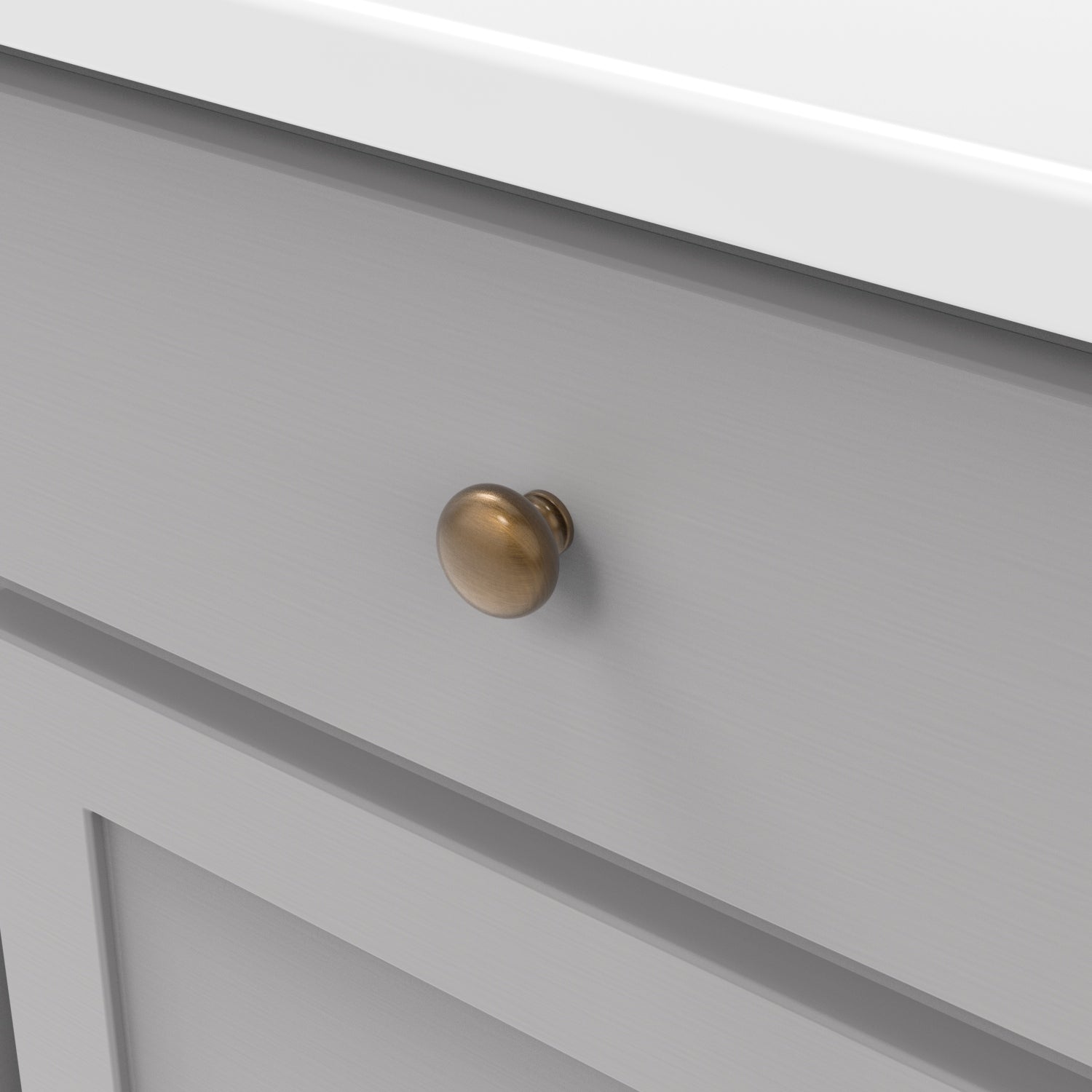 Hickory Hardware Cottage Knob 1-1/4 Inch Diameter Hickory Hardware