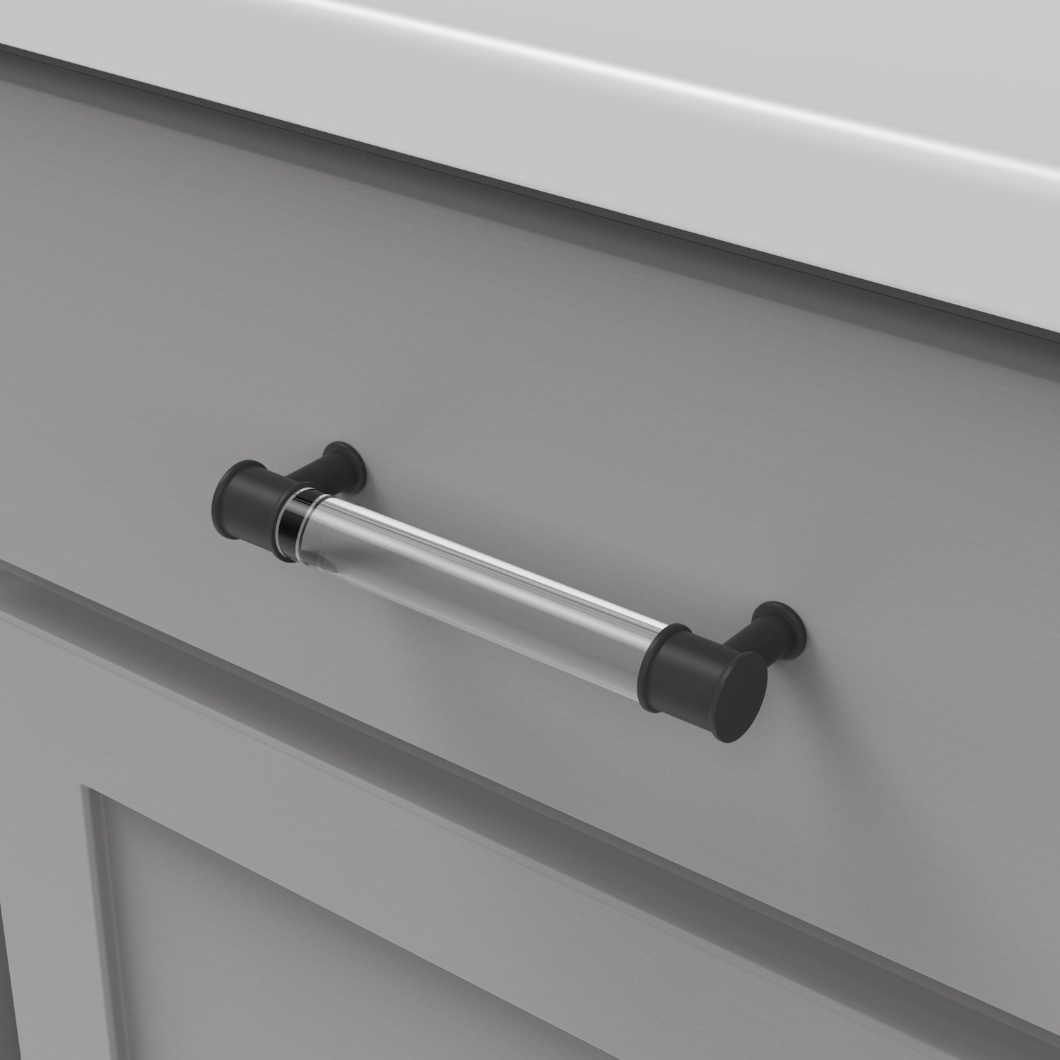 Hickory Hardware Midway Pull 5-1/16 Inch (128mm) Center to Center Hickory Hardware