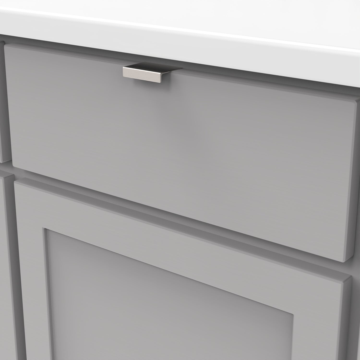 Hickory Hardware Austere Aluminum Handle 2 Inch (2 Pack) Hickory Hardware