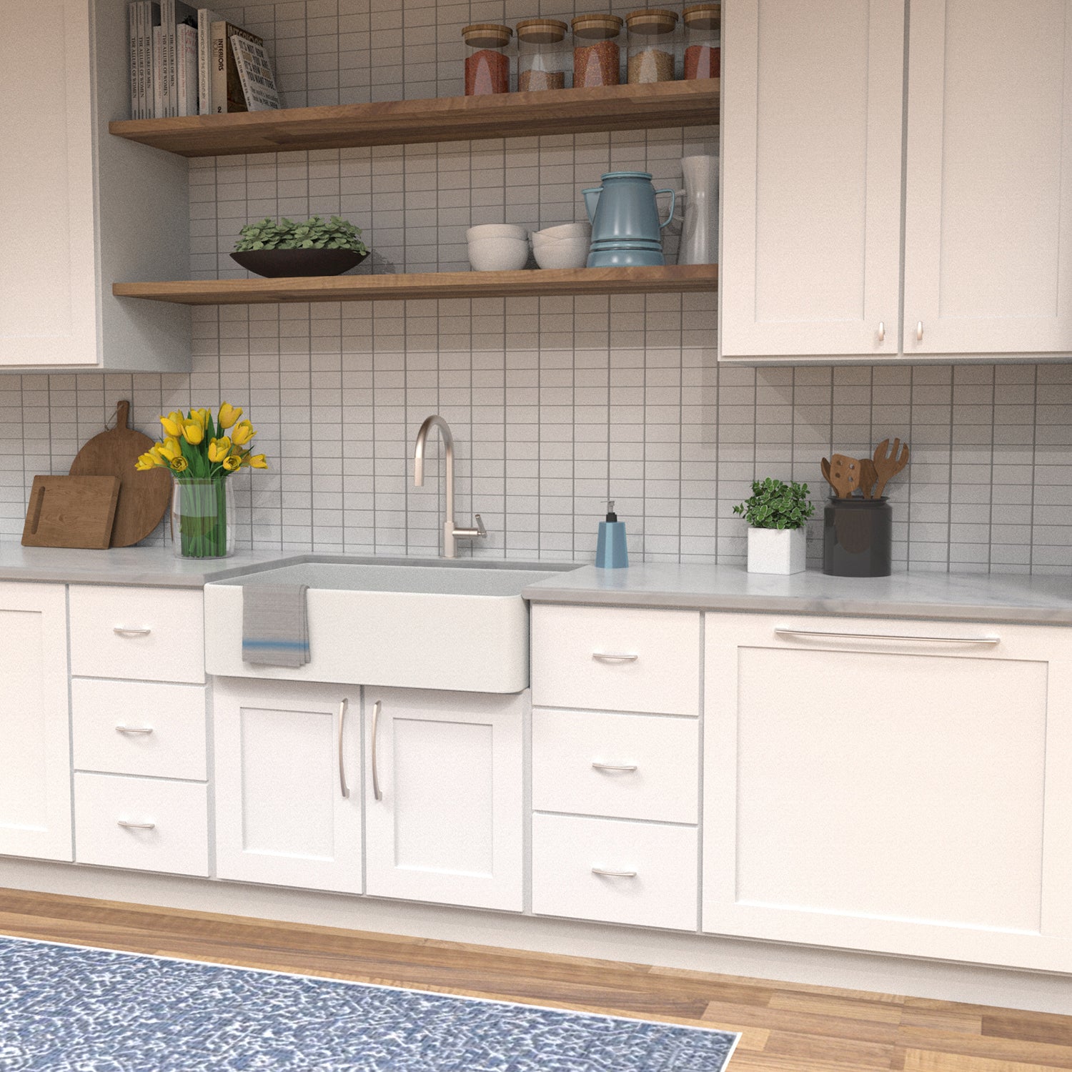 Hickory Hardware Greenwich Pull 3 Inch & 3-3/4 Inch (96mm) Center to Center Hickory Hardware