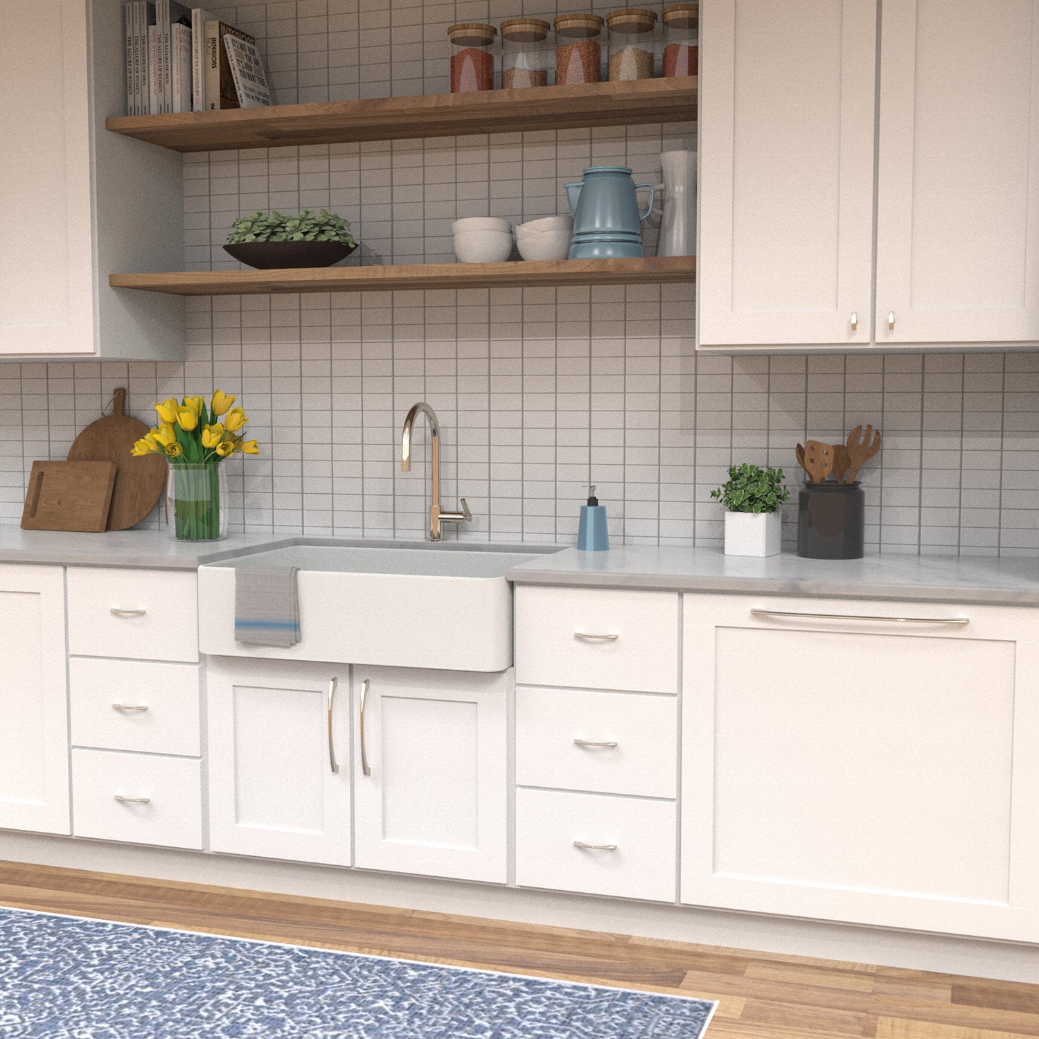 Hickory Hardware Greenwich Pull 3 Inch & 3-3/4 Inch (96mm) Center to Center Hickory Hardware