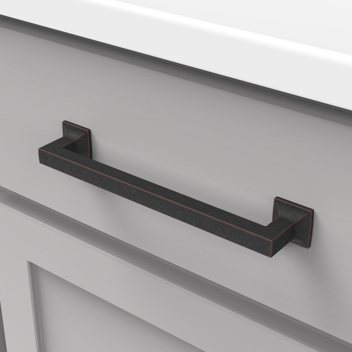 Hickory Hardware Studio Pull 7-9/16 Inch (192mm) Center to Center Hickory Hardware