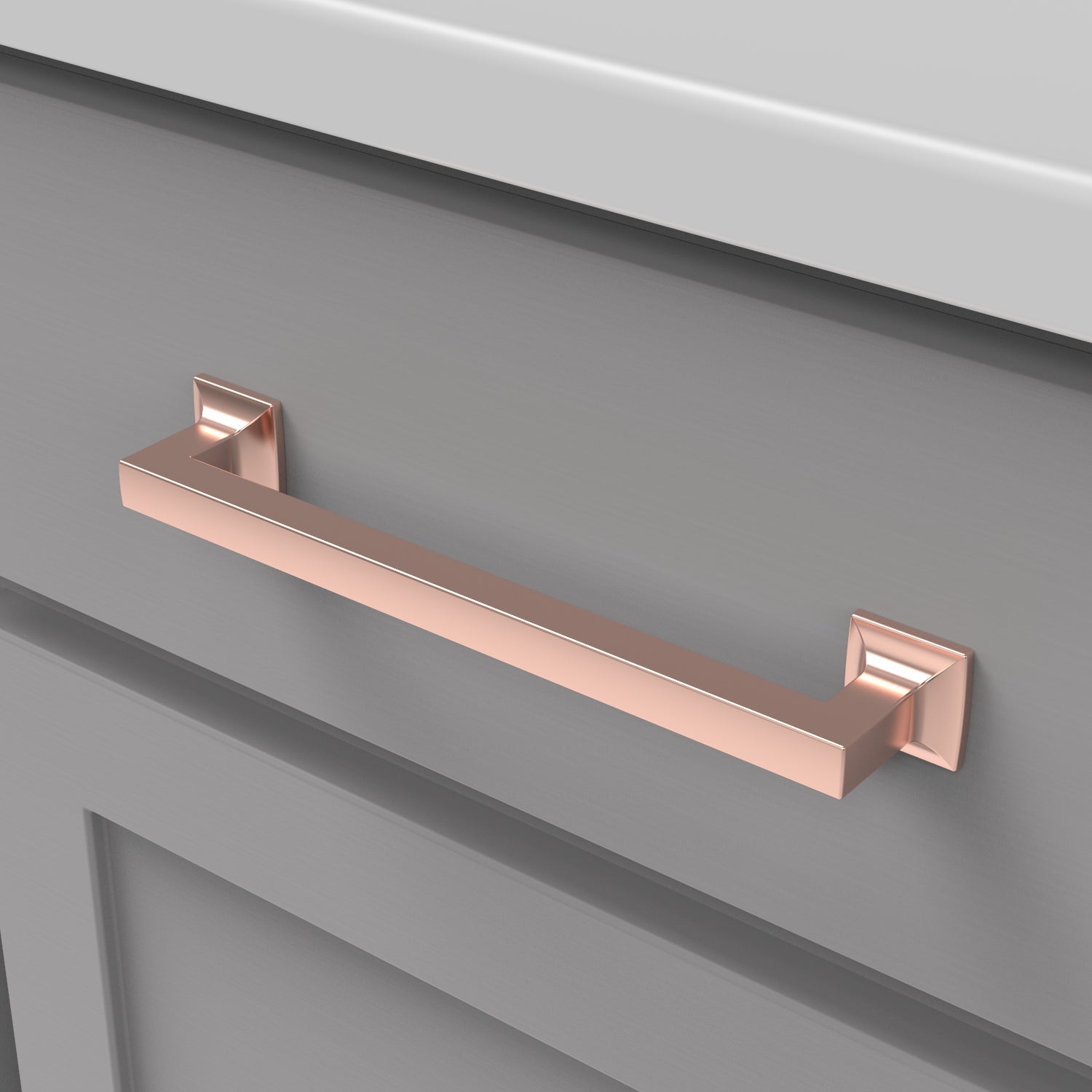 Hickory Hardware Studio Pull 7-9/16 Inch (192mm) Center to Center Hickory Hardware