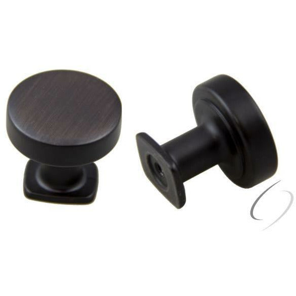 Crown Hardware 1-1/4" Diameter Round Top Cabinet Knob Crown Hardware