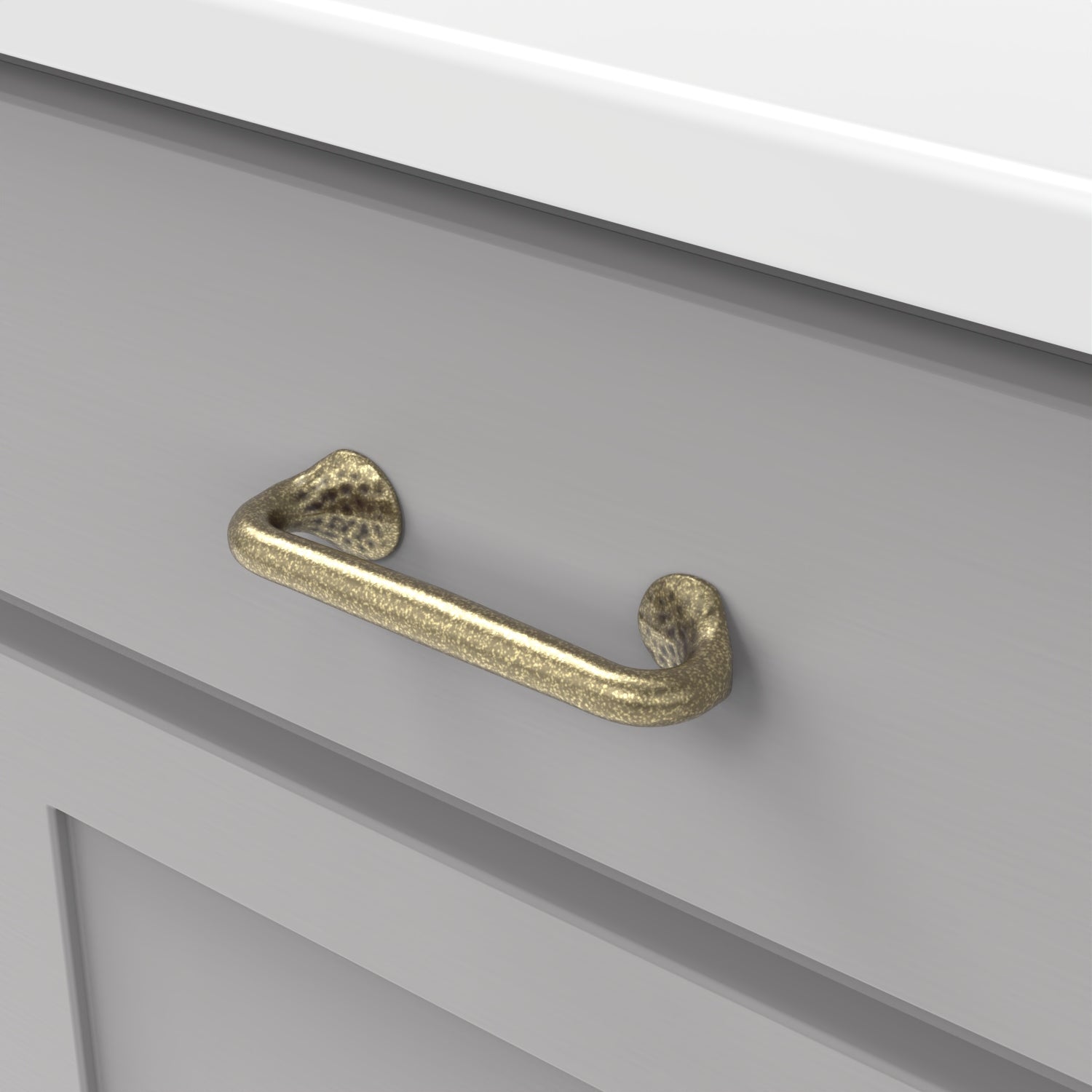 Hickory Hardware Craftsman Pull 3-3/4 Inch (96mm) Center to Center Hickory Hardware