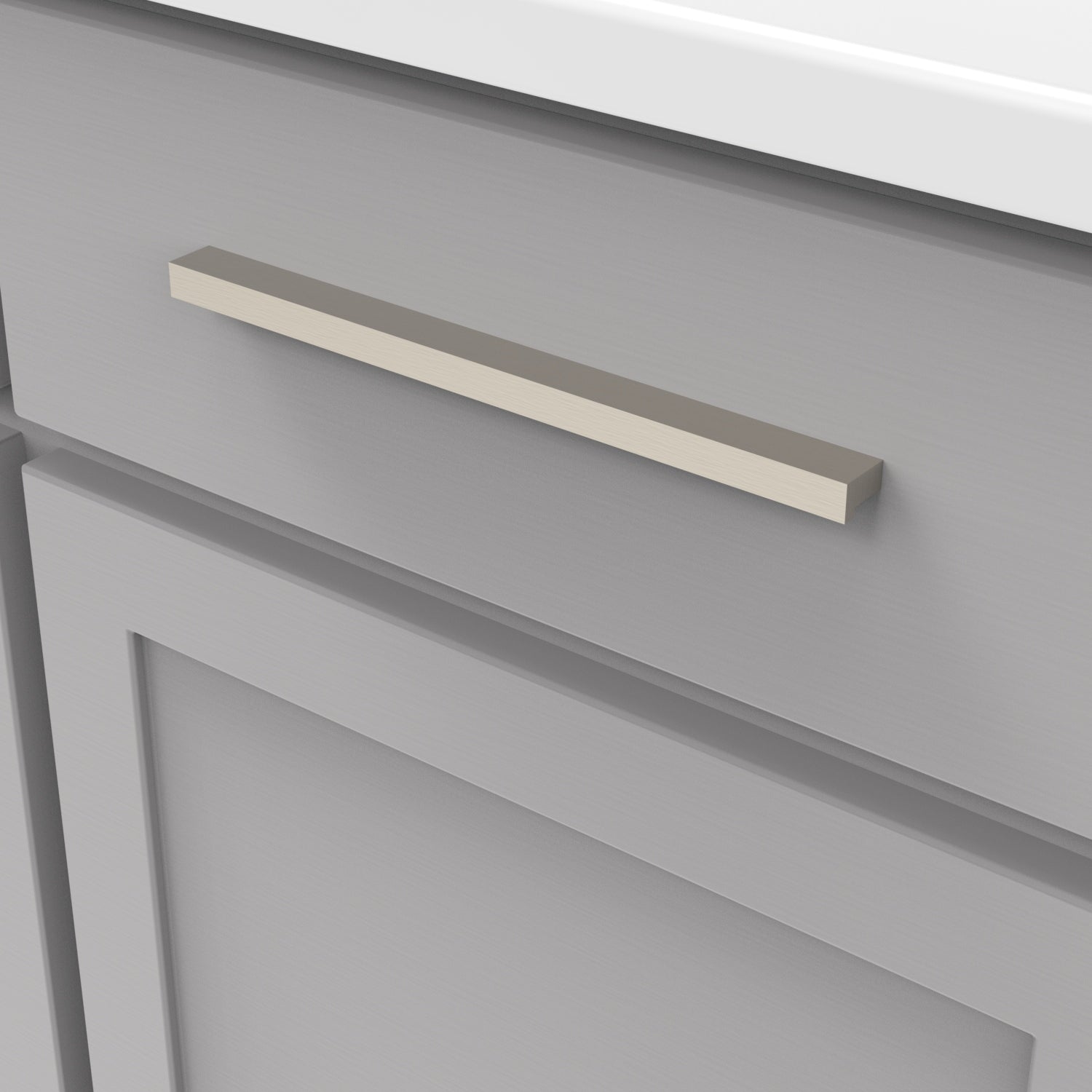 Hickory Hardware Streamline Pull 7-9/16 Inch (192mm) Center to Center Hickory Hardware