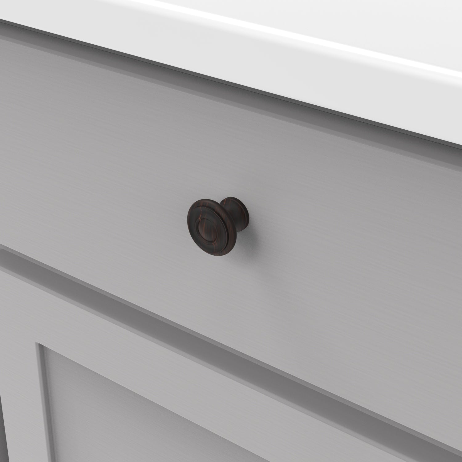 Hickory Hardware Cottage Knob 1-1/4 Inch Diameter Hickory Hardware