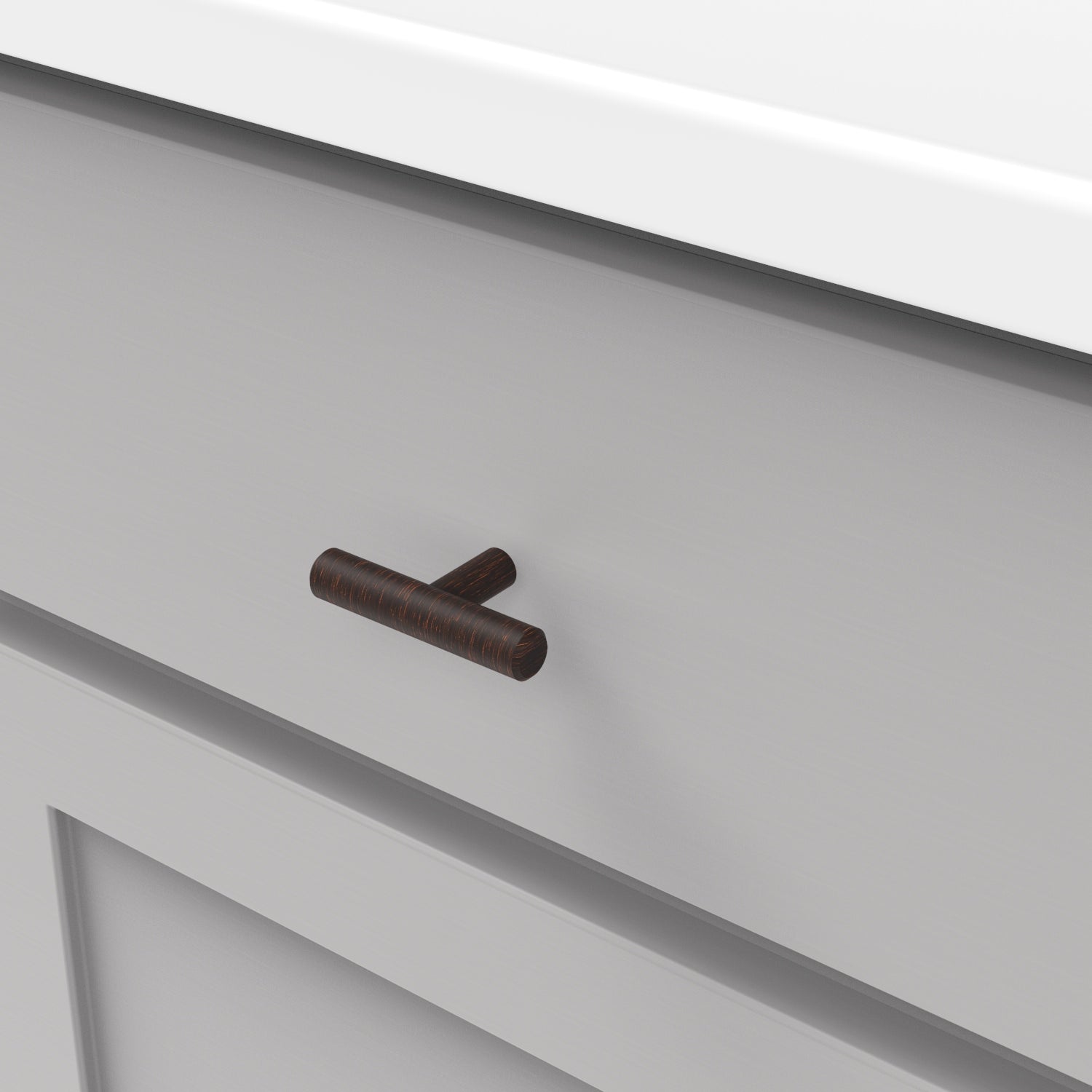 Hickory Hardware Bar Pulls T-Knob 2-3/8 Inch X 1/2 Inch Hickory Hardware