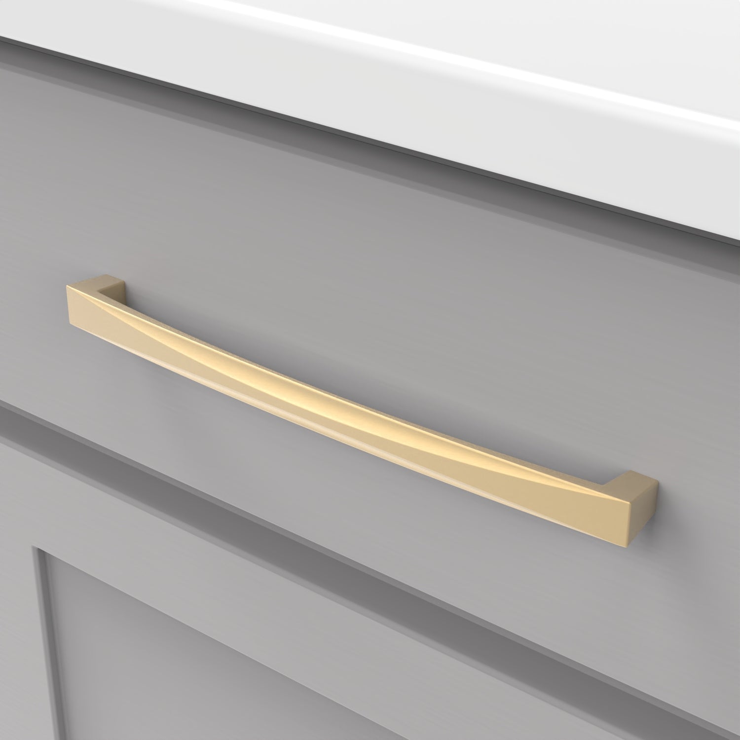 Hickory Hardware Crest Pull 8-13/16 Inch (224mm) Center to Center Hickory Hardware