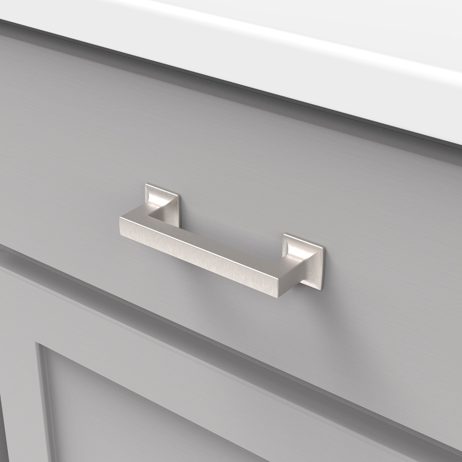 Hickory Hardware Studio Pull 3-3/4 Inch (96mm) Center to Center Hickory Hardware
