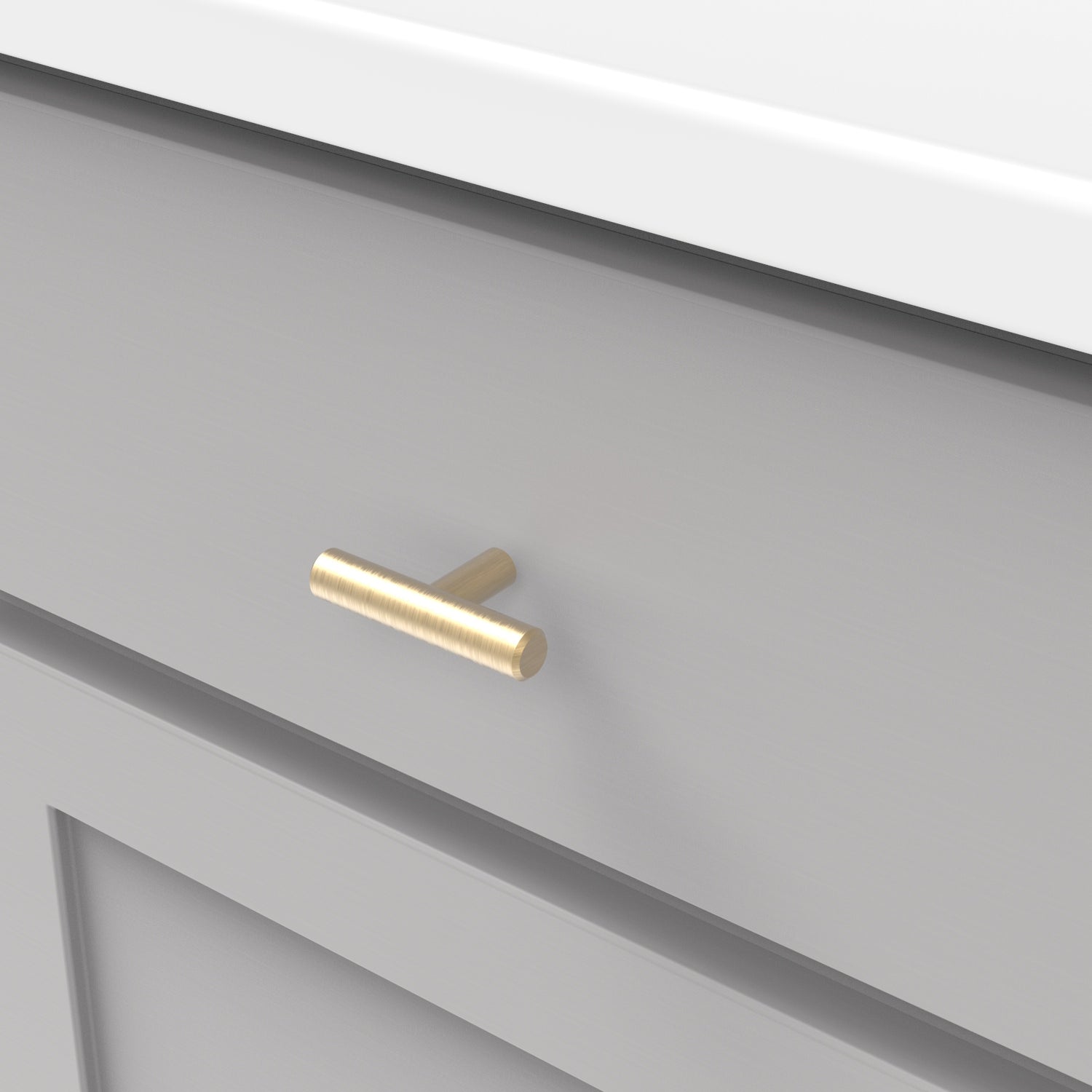 Hickory Hardware Bar Pulls T-Knob 2-3/8 Inch X 1/2 Inch Hickory Hardware