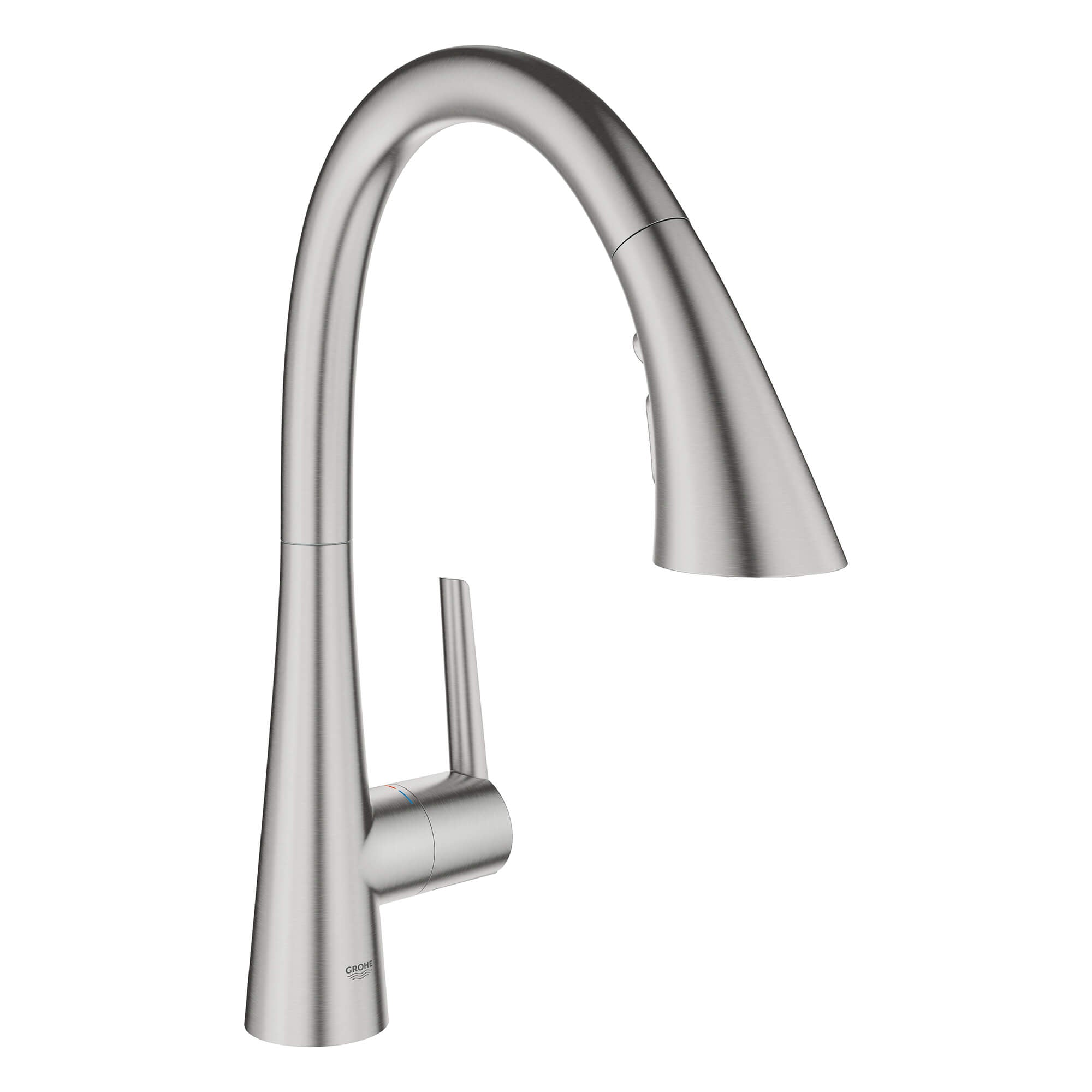 Grohe Pull Down Kitchen Faucet Single-Handle Triple Spray 1.75 GPM Grohe