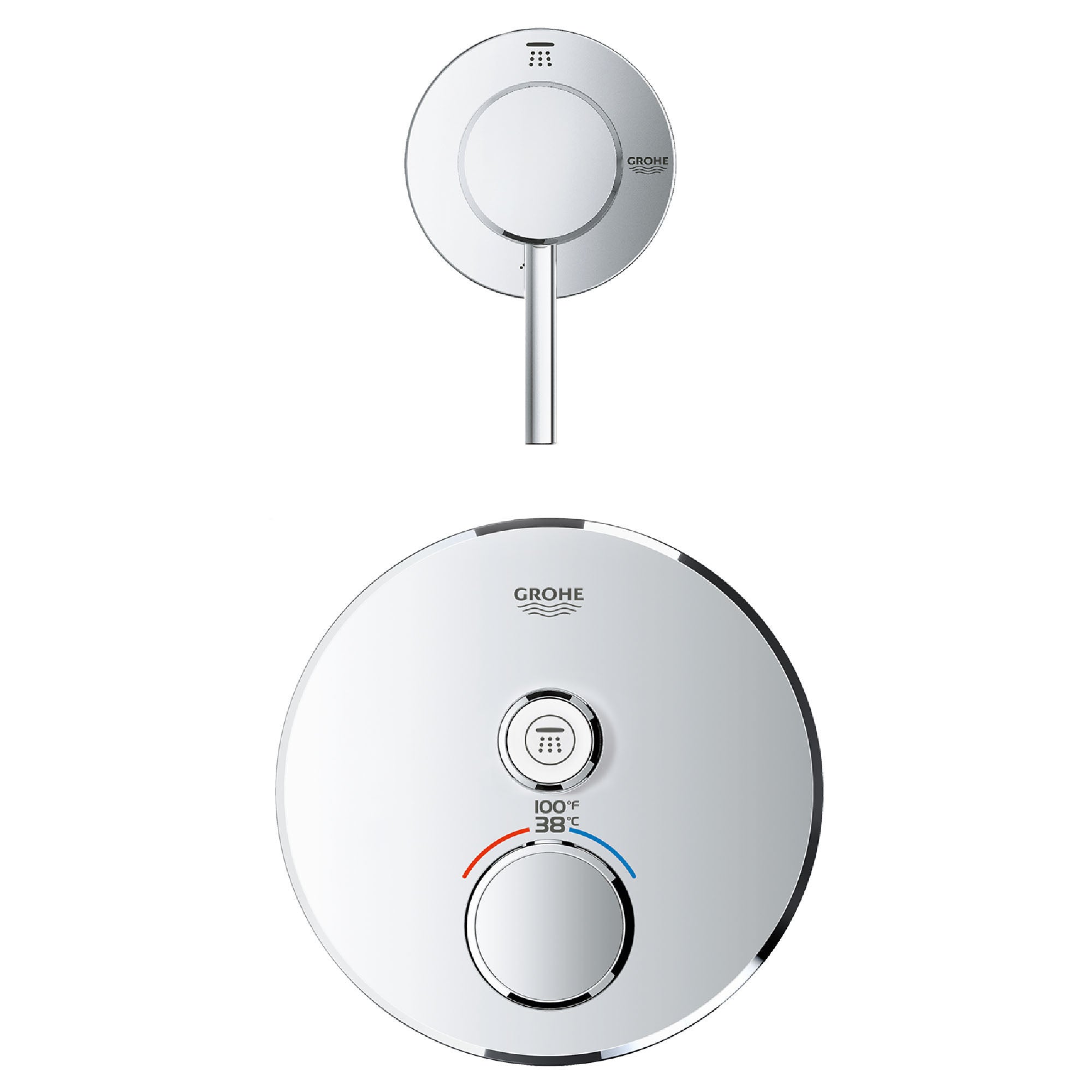 Grohe Single Function Thermostatic Valve Trim Grohe