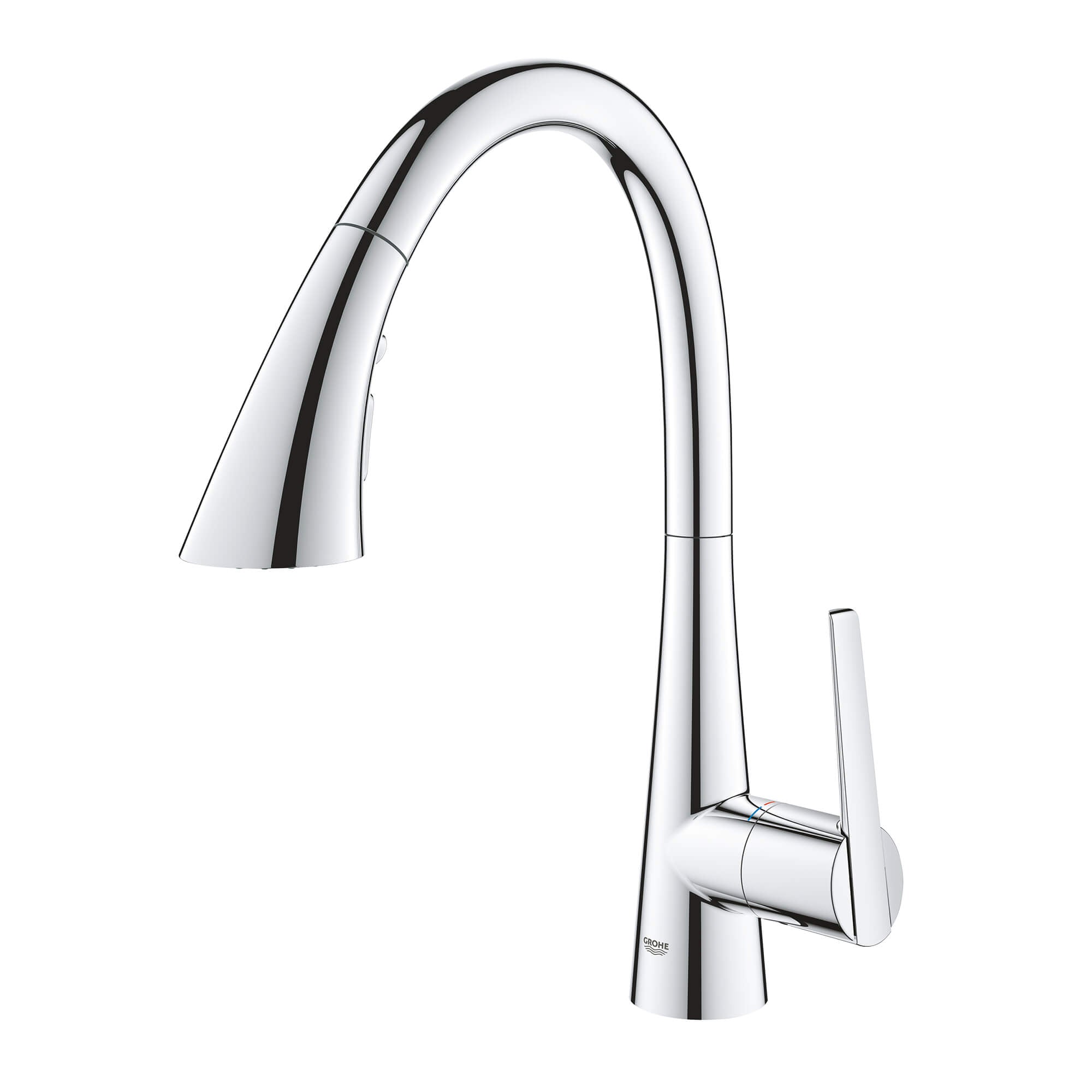 Grohe Pull Down Kitchen Faucet Single-Handle Triple Spray 1.75 GPM Grohe