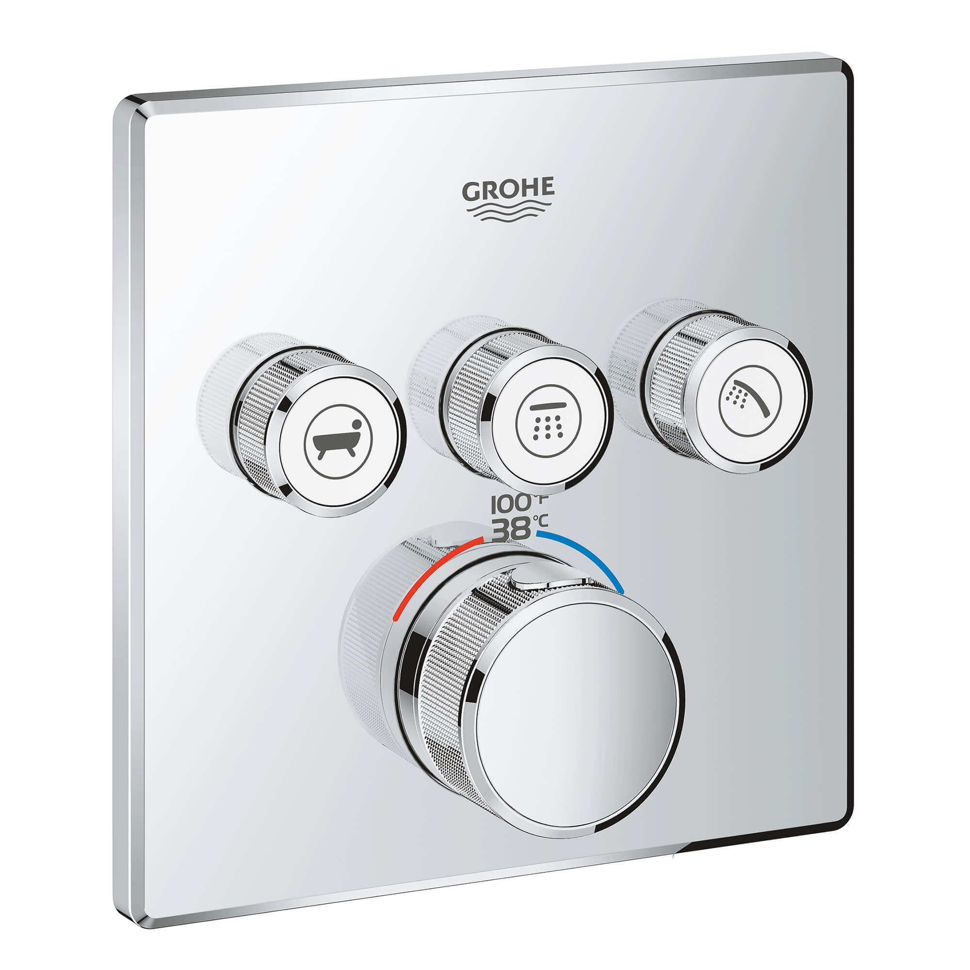 Grohe Triple Function Thermostatic Valve Trim Grohe