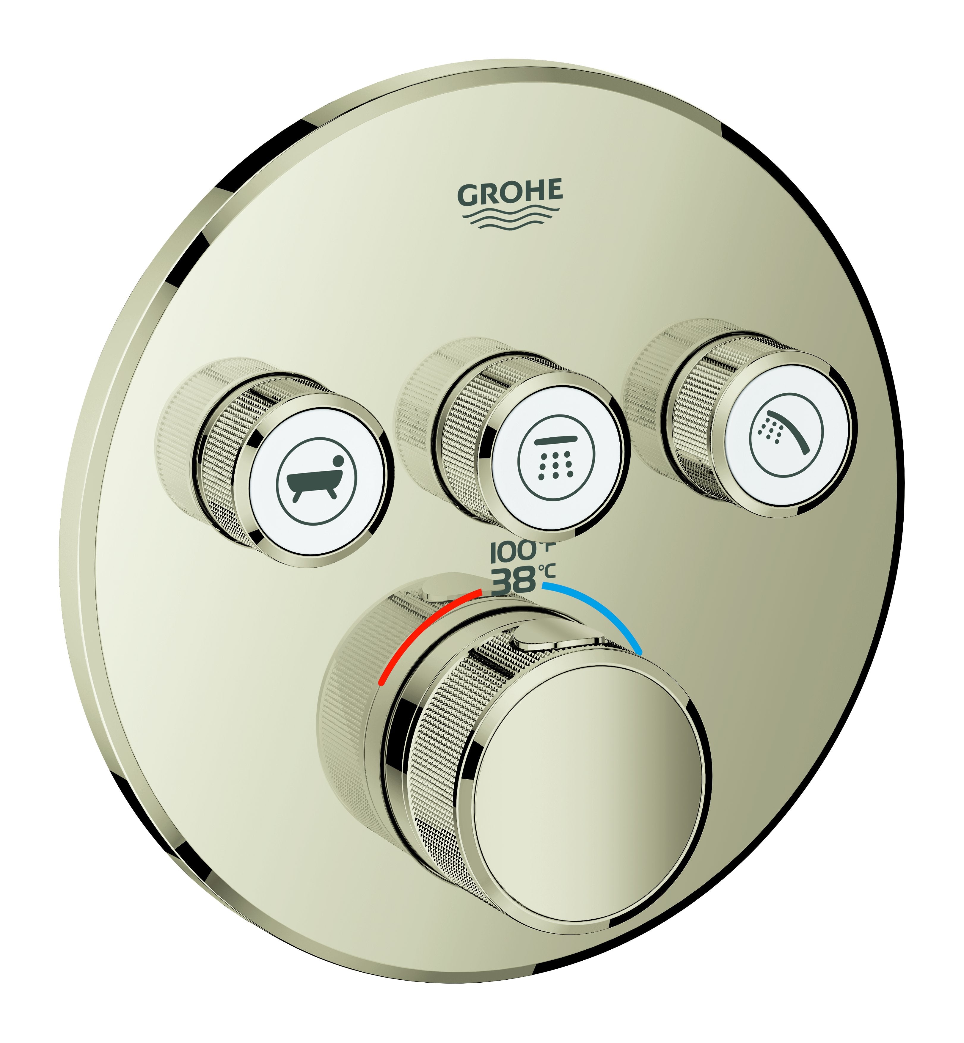 Grohe Triple Function Thermostatic Valve Trim Grohe