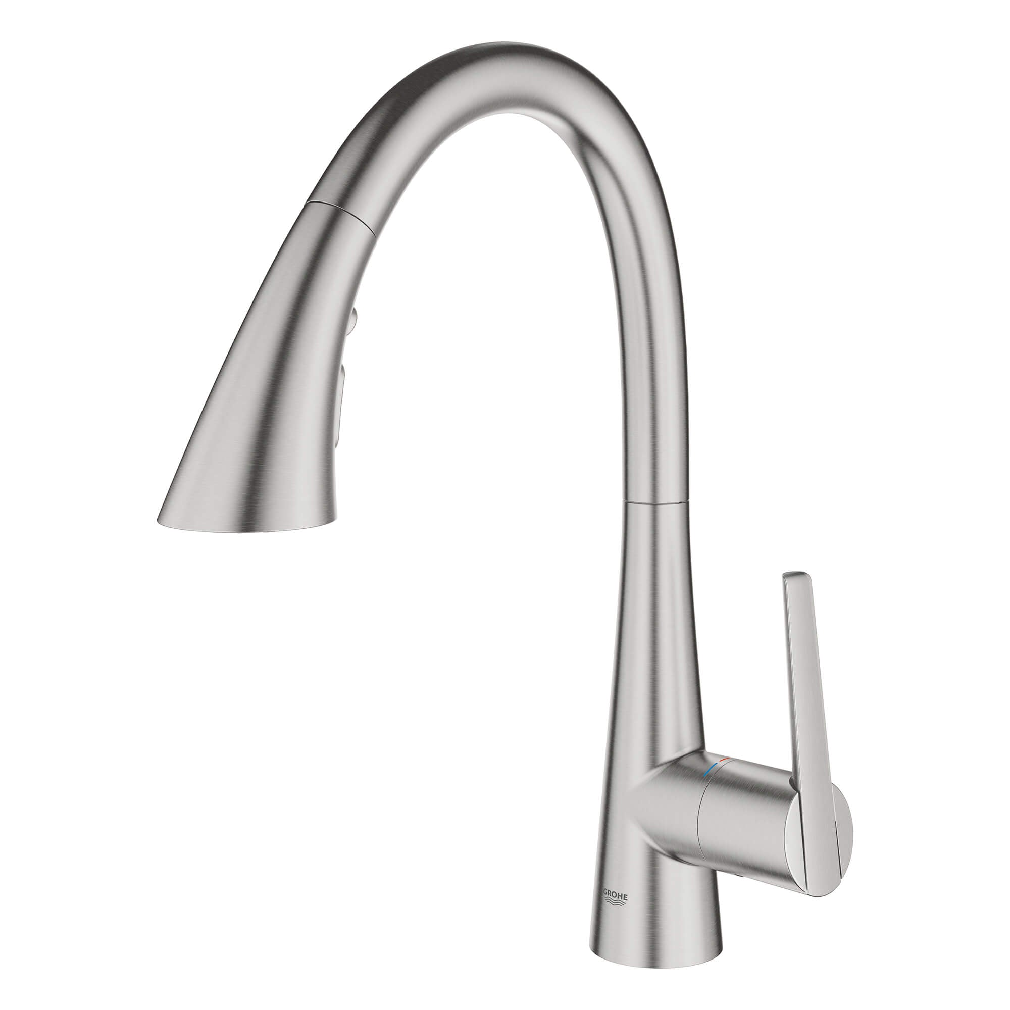 Grohe Pull Down Kitchen Faucet Single-Handle Triple Spray 1.75 GPM Grohe