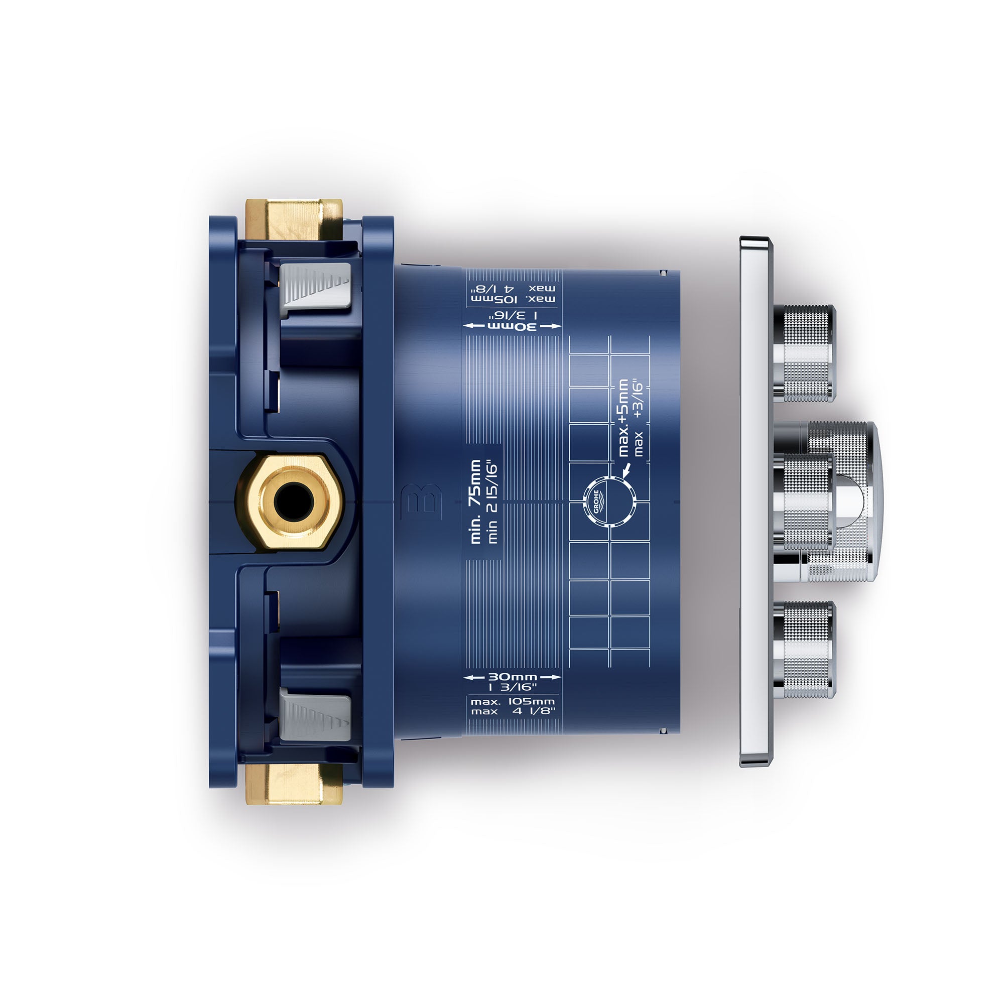 Grohe Triple Function Thermostatic Valve Trim Grohe
