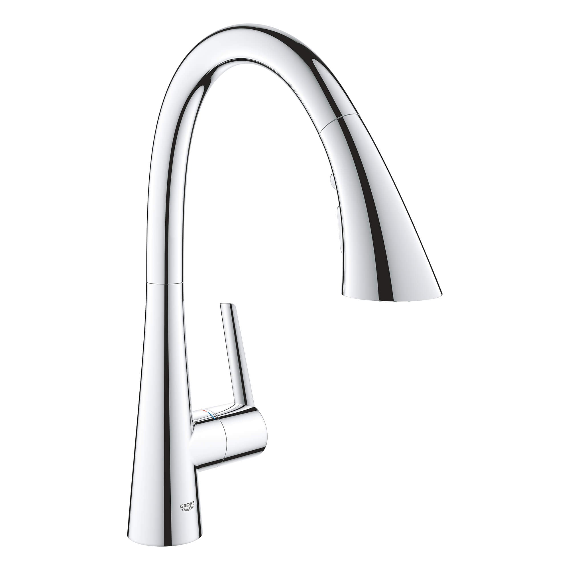 Grohe Pull Down Kitchen Faucet Single-Handle Triple Spray 1.75 GPM Grohe