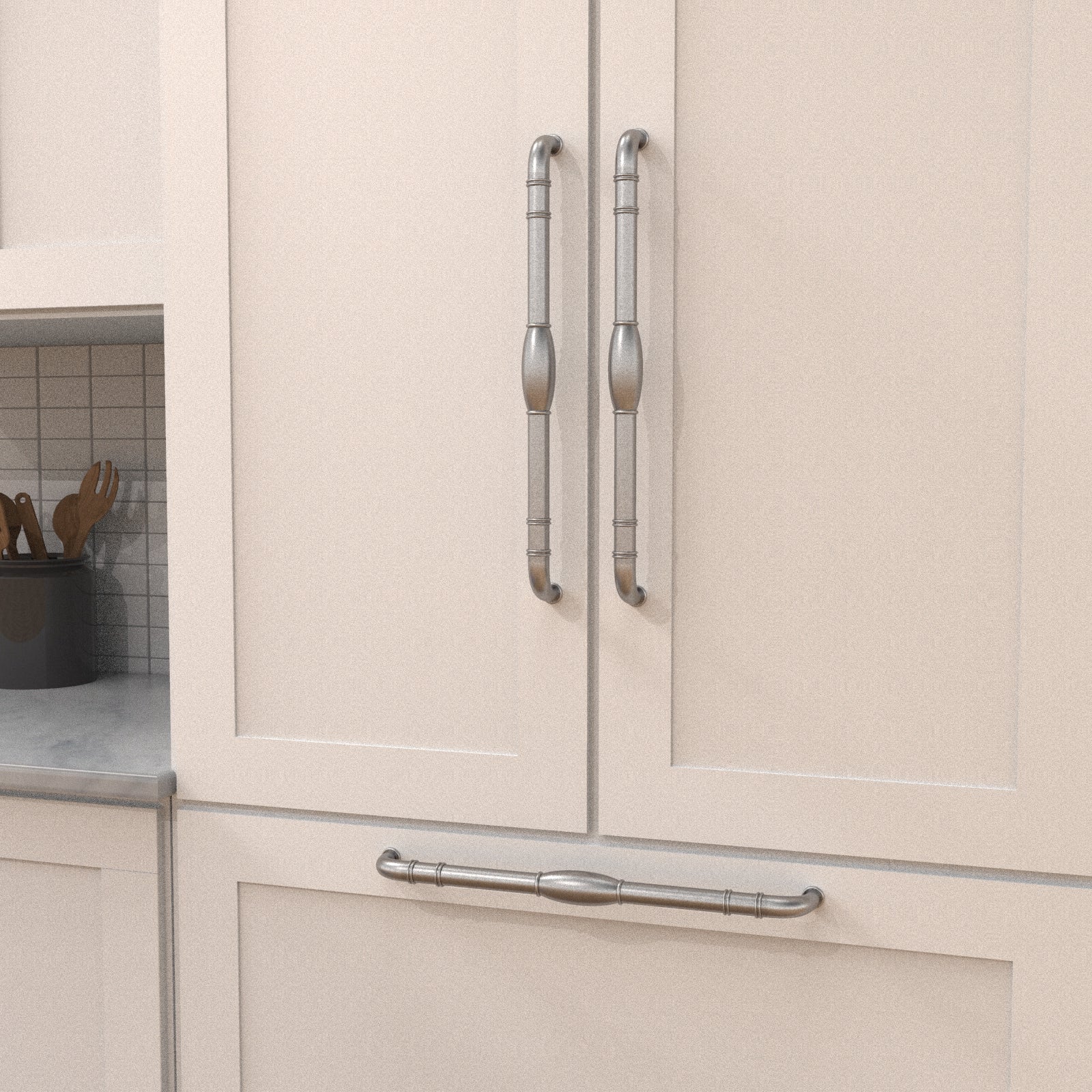Hickory Hardware Williamsburg Appliance Pull 18 Inch Center to Center Hickory Hardware