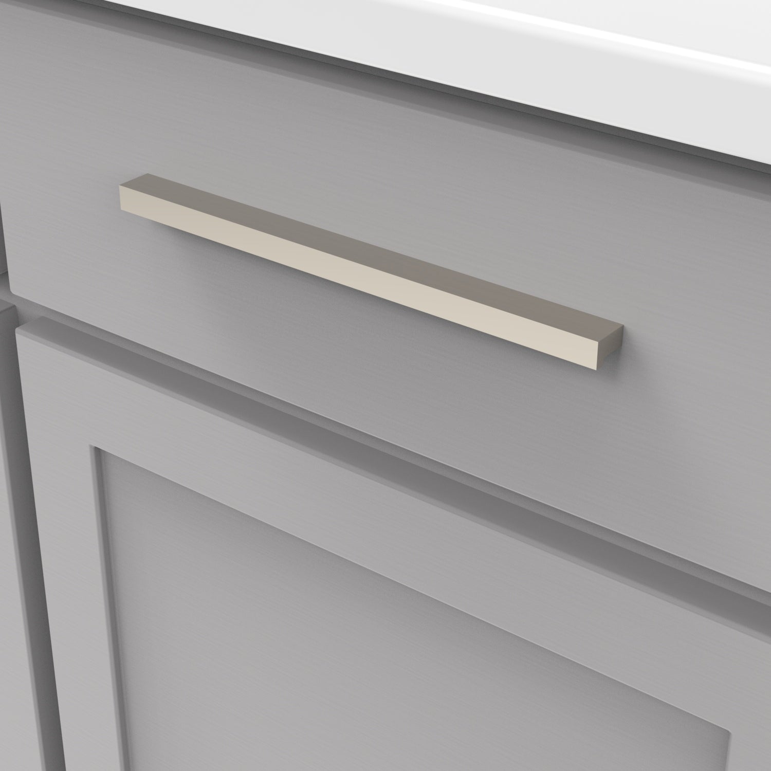 Hickory Hardware Streamline Pull 7-9/16 Inch (192mm) Center to Center Hickory Hardware