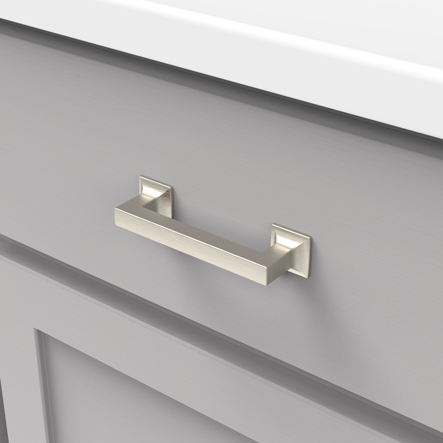 Hickory Hardware Studio Pull 3-3/4 Inch (96mm) Center to Center Hickory Hardware