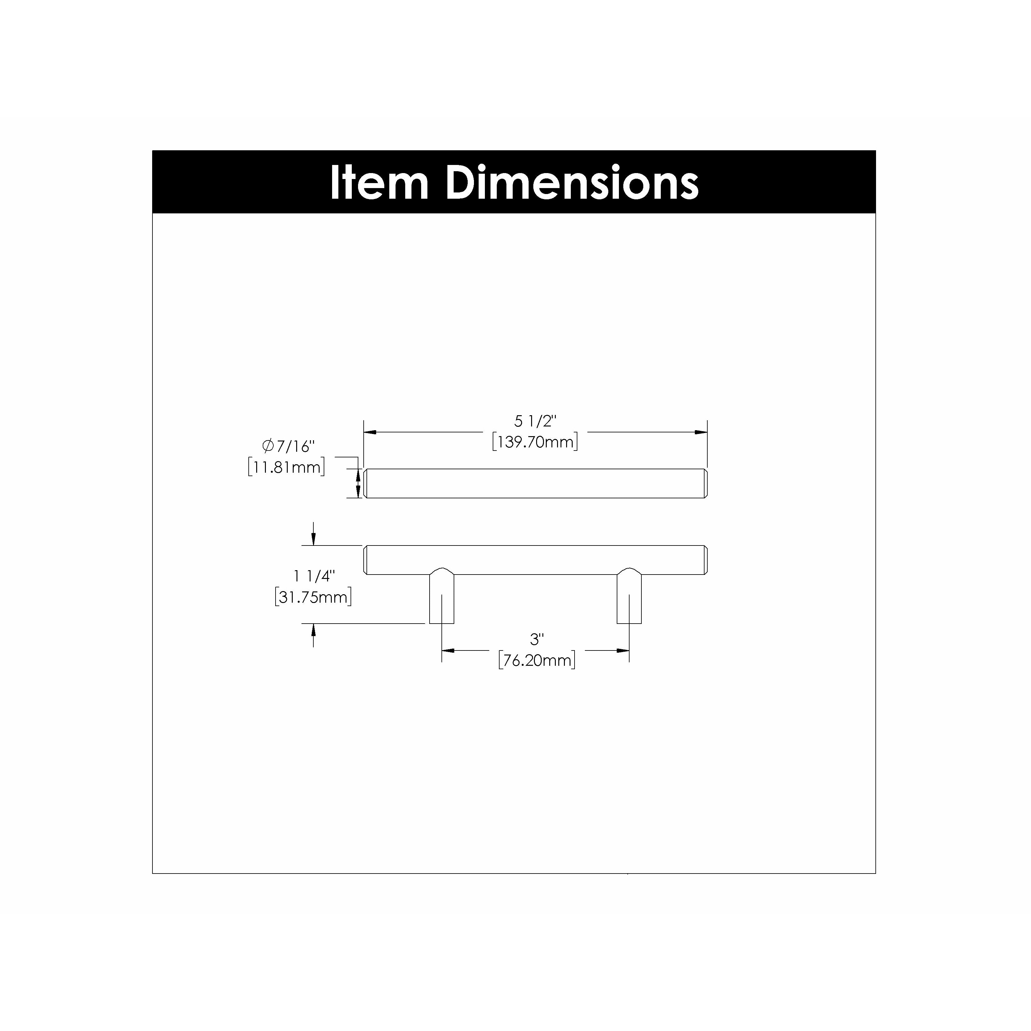 Hickory Hardware Bar Pulls Pull 3 Inch Center to Center Hickory Hardware