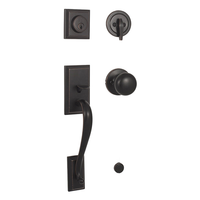 Weslock Mercy Single Cylinder Handleset with Salem Knob Weslock