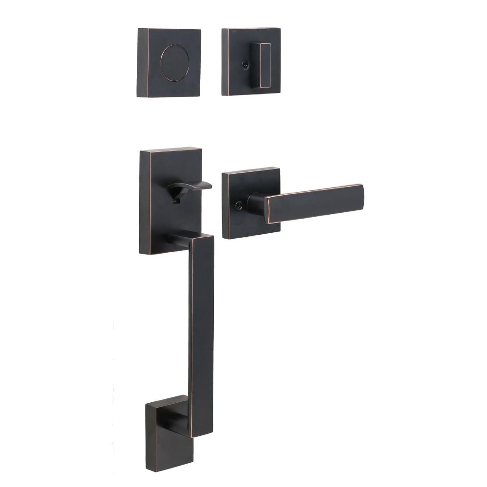 Weslock Brookside Dummy Handleset with Utica Lever Trim Weslock