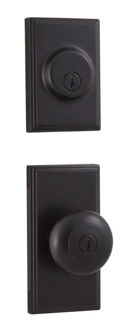 Weslock Combo Impresa Entry and Woodward Deadbolt with Adjustable Latch and Full Lip Strike Weslock