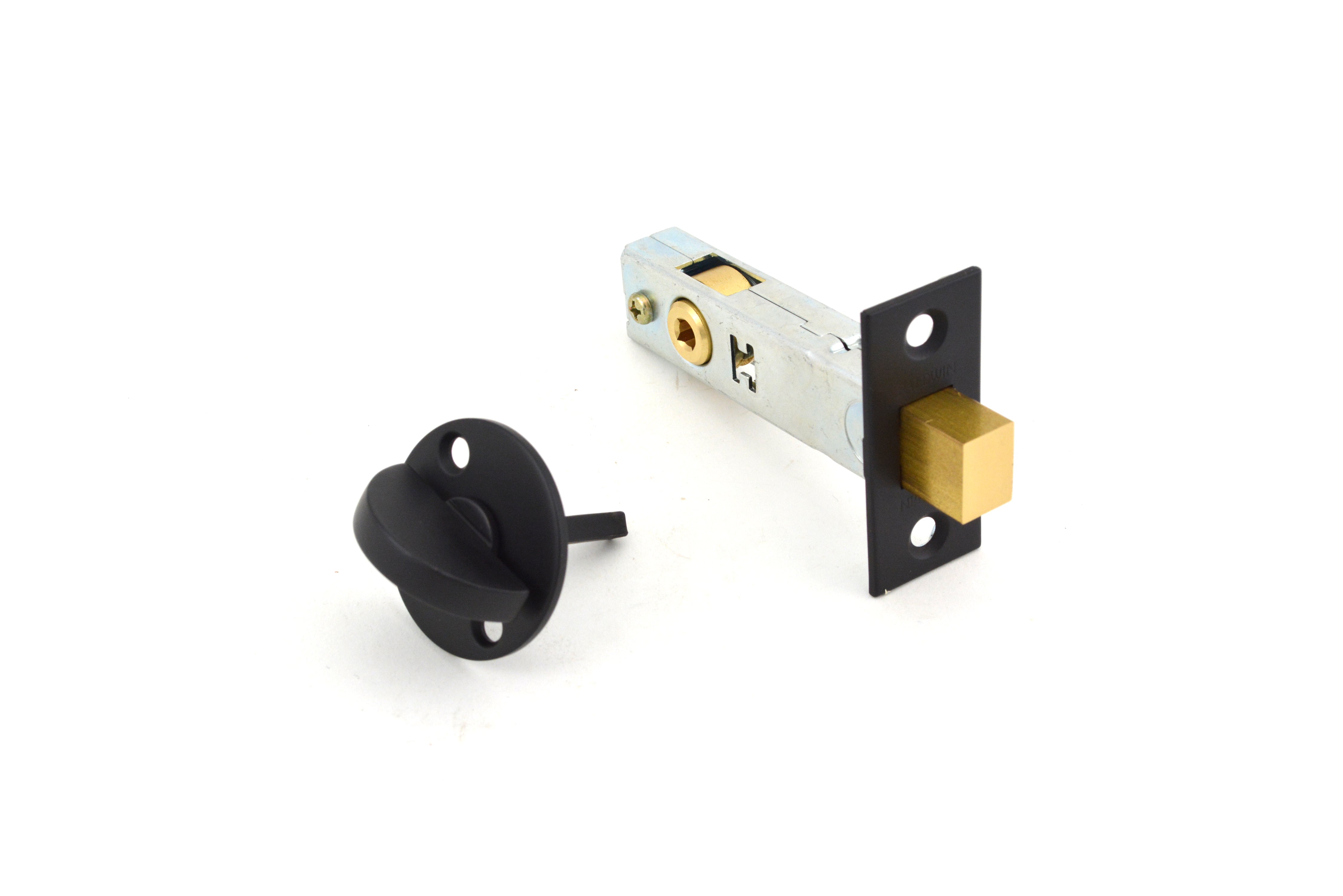 Baldwin Contemporary Mortise Door Bolt with 2-3/8" Backset Less Turn Piece Baldwin Estate