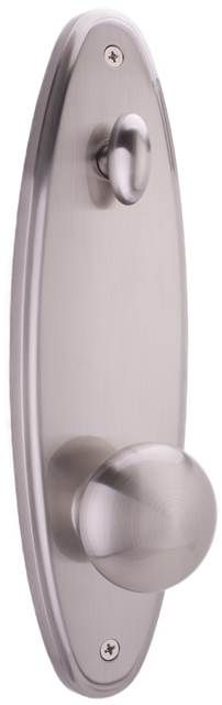 Weslock Impresa Stanford Interior Single Cylinder Handleset Trim with Adjustable Latch and Round Corner Strikes Weslock