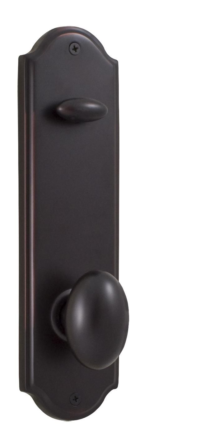 Weslock Julienne Interior Interconnected Handleset Trim for Mansion or Philbrook with Adjustable Latch and Round Corner Strikes Weslock