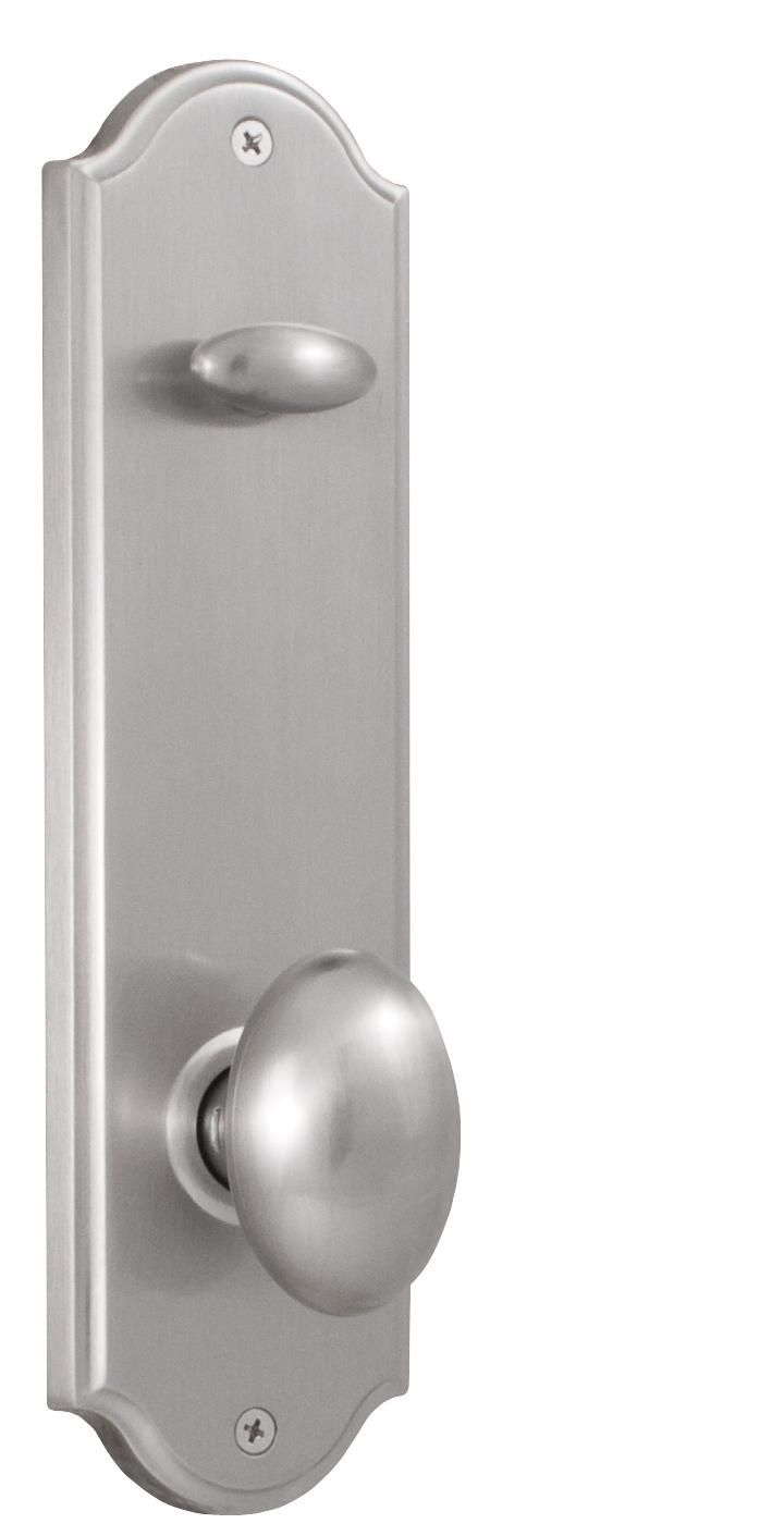 Weslock Julienne Interior Interconnected Handleset Trim for Mansion or Philbrook with Adjustable Latch and Round Corner Strikes Weslock