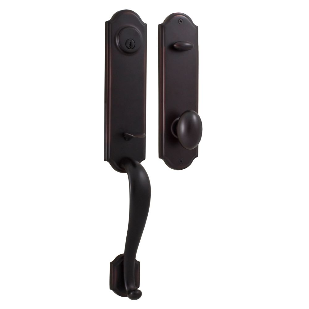 Weslock Mansion Single Cylinder Handleset with Julienne Knob Weslock