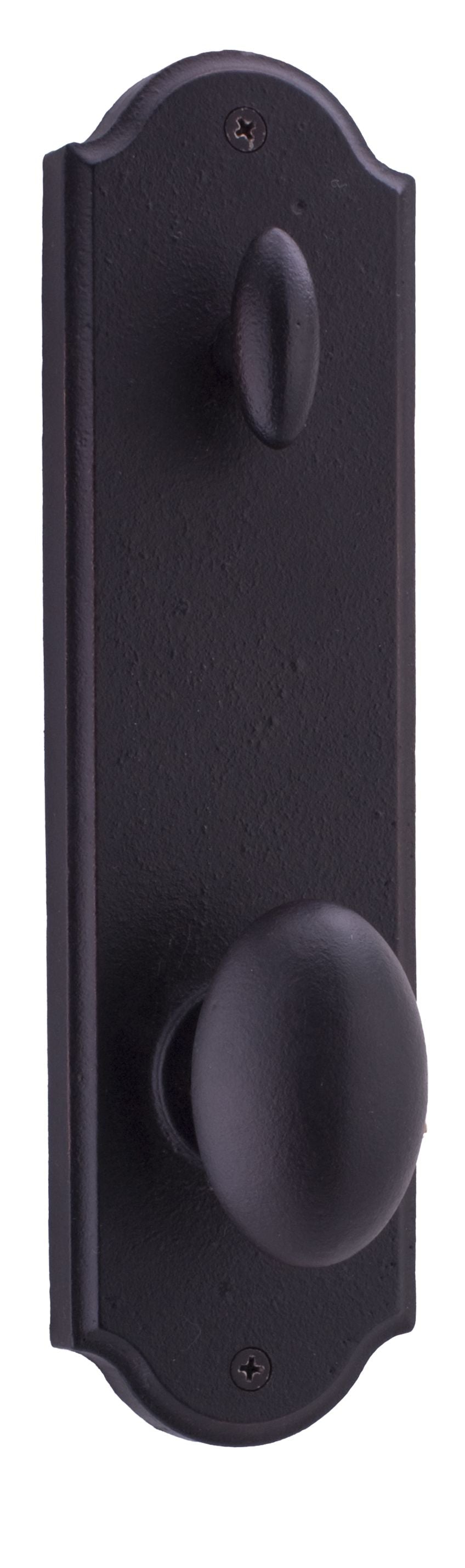 Weslock Durham Single Cylinder Handleset Trim for Stonebriar or Wiltshire with Adjustable Latch and Round Corner Strikes Weslock