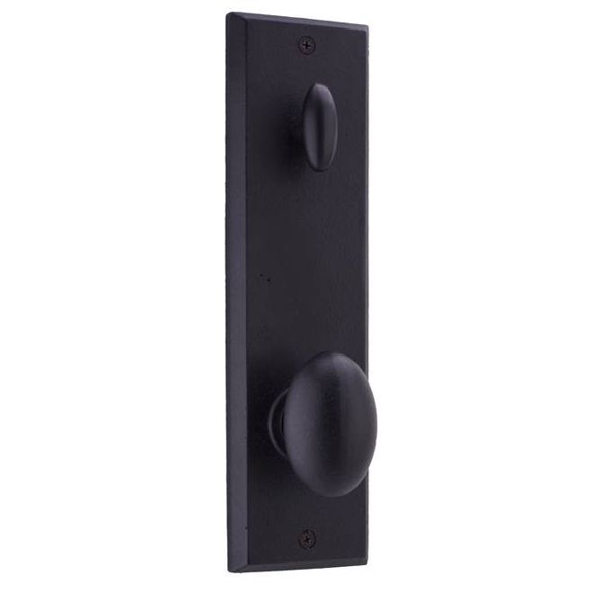 Weslock Durham Interior Single Cylinder Handleset Trim for Greystone or Rockford with Adjustable Latch and Round Corner Strikes Weslock
