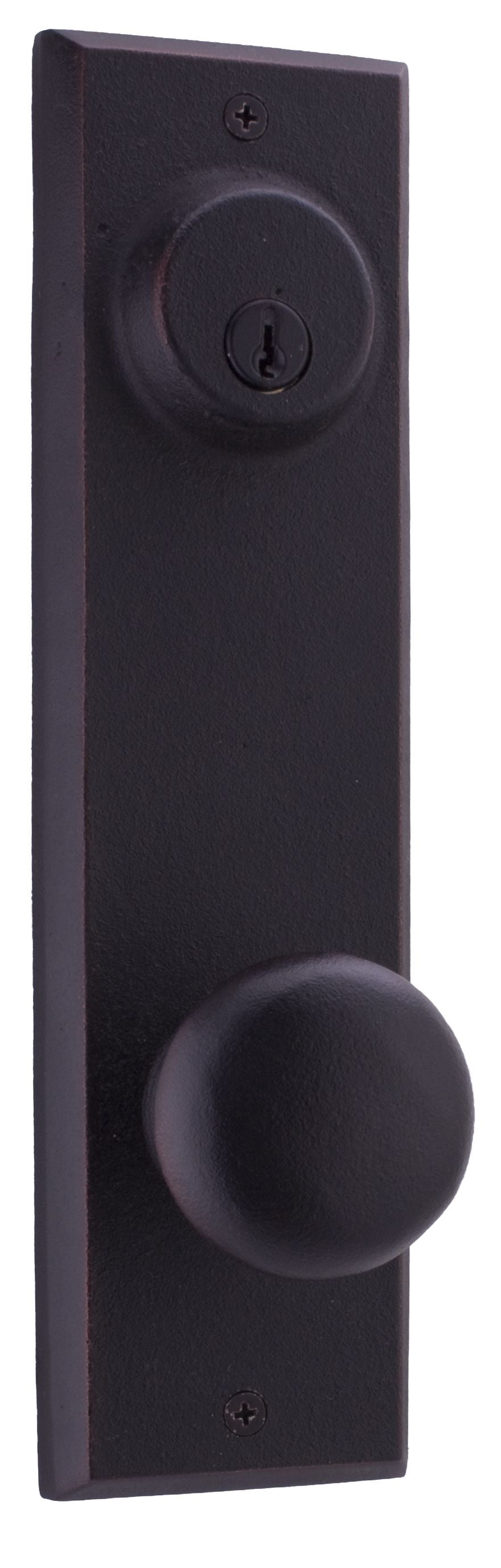 Weslock Wexford Interior Double Cylinder Handleset Trim for Greystone or Rockford with Adjustable Latch and Round Corner Strikes Weslock