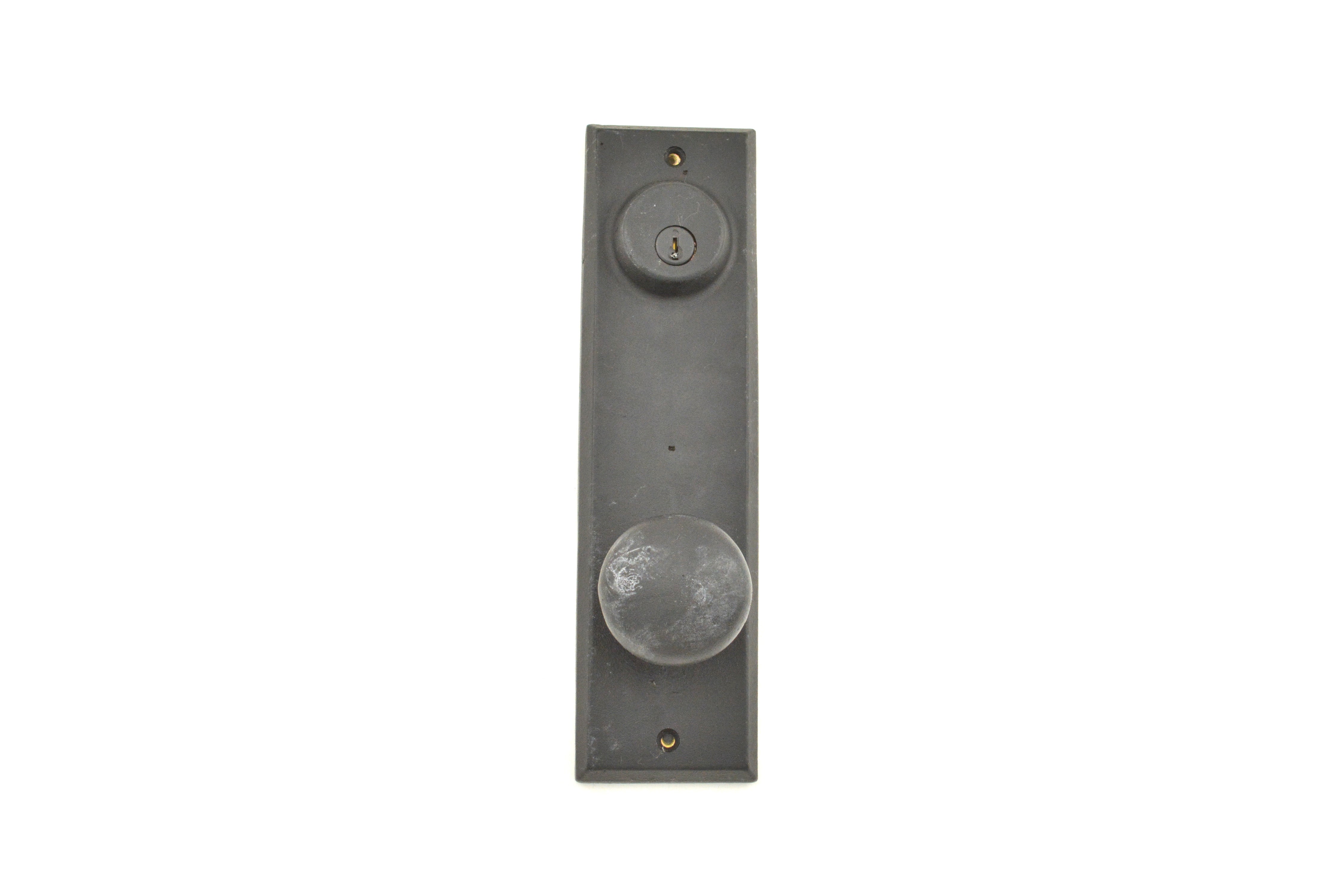 Weslock Wexford Interior Double Cylinder Handleset Trim for Greystone or Rockford with Adjustable Latch and Round Corner Strikes Weslock
