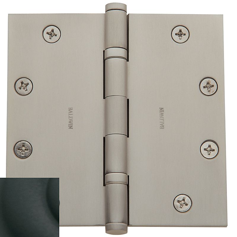 Baldwin 5" x 5" Ball Bearing Mortise Square Hinge Non-Removable Pin Baldwin Estate