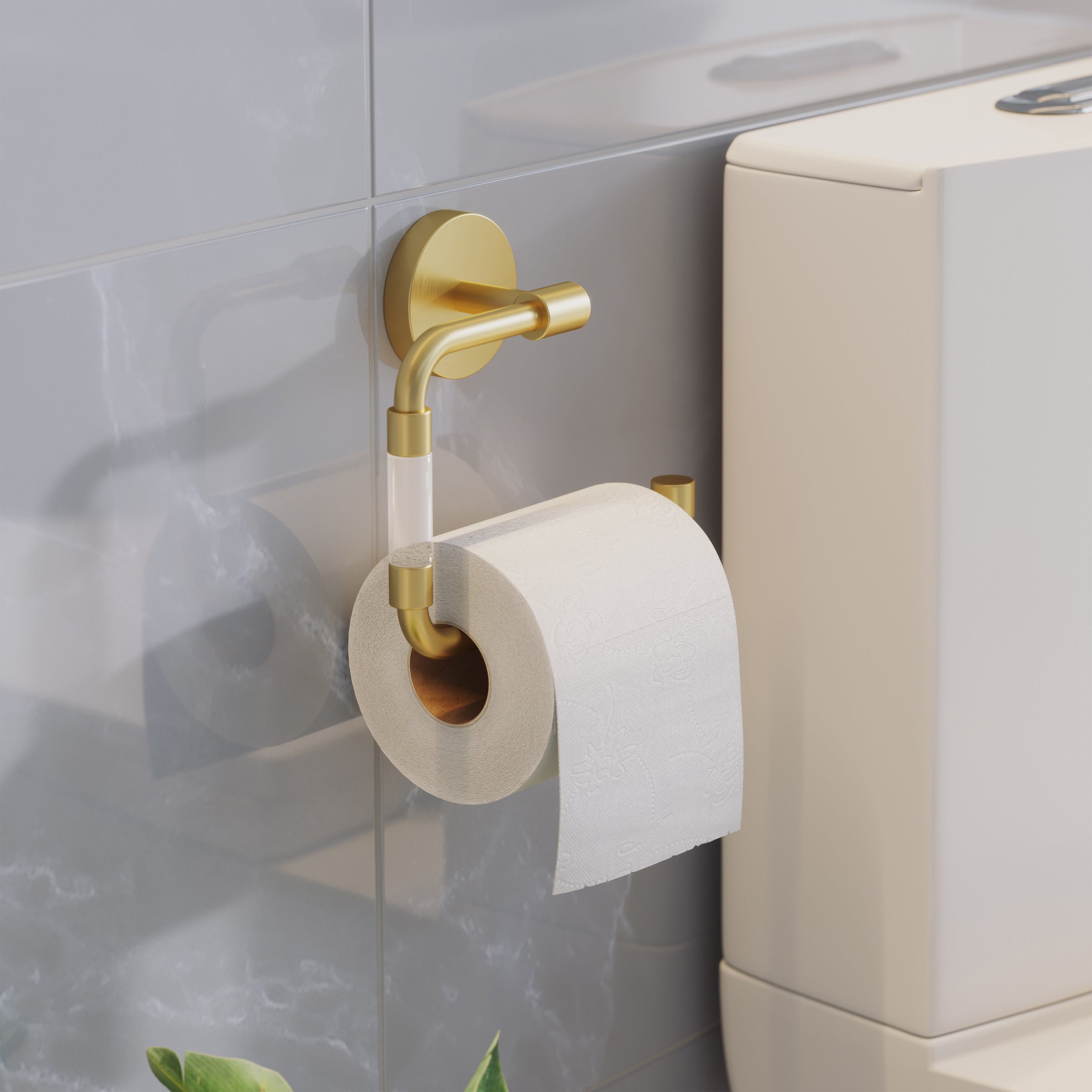Swiss Madison Verre Acrylic Toilet Paper Holder