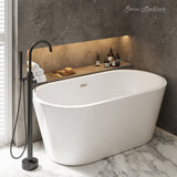 Swiss Madison Claire 60" Freestanding Bathtub