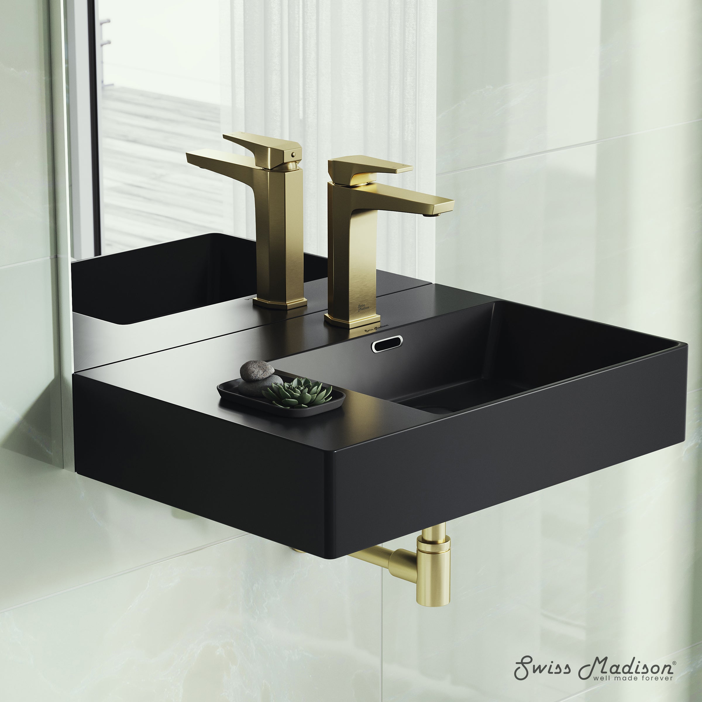 Swiss Madison St. Tropez 24 x 18 Ceramic Wall Hung Sink