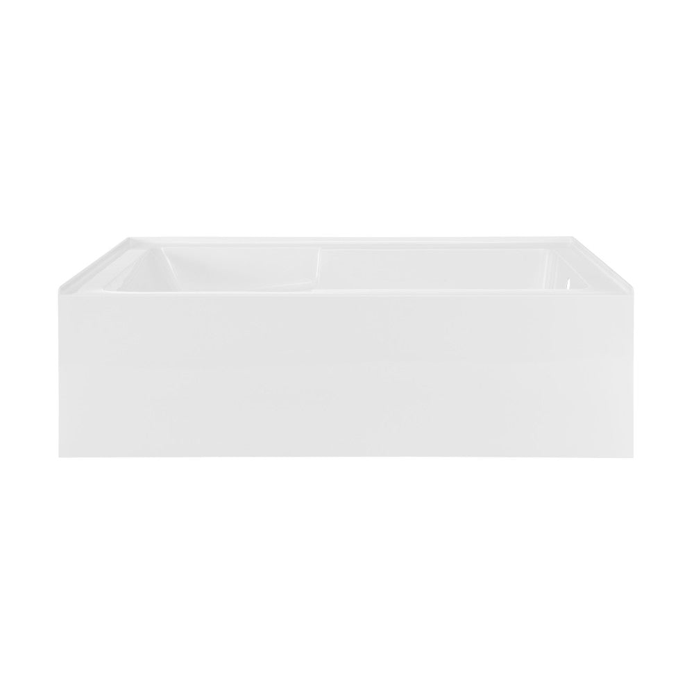 Swiss Madison Voltaire 72" x 36" Alcove Bathtub with Apron and Armrest