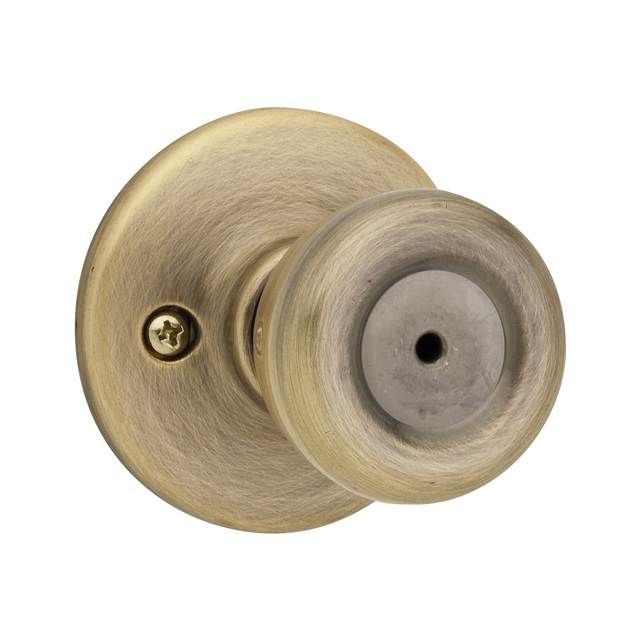 Kwikset Tylo Knob Privacy Door Lock with 6AL Latch and RCS Strike Kwikset
