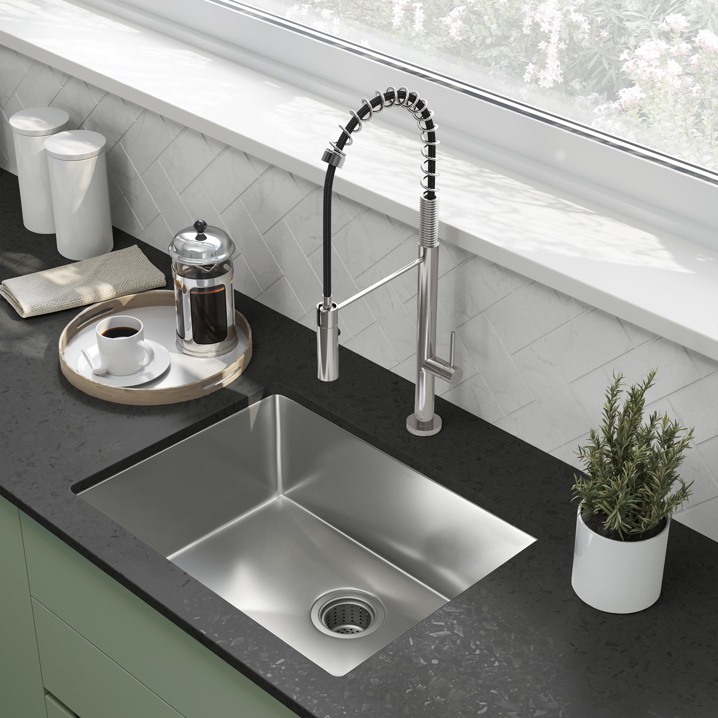 Swiss Madison Rivage 23" 16 Gauge Stainless Steel Undermount Kitchen Sink