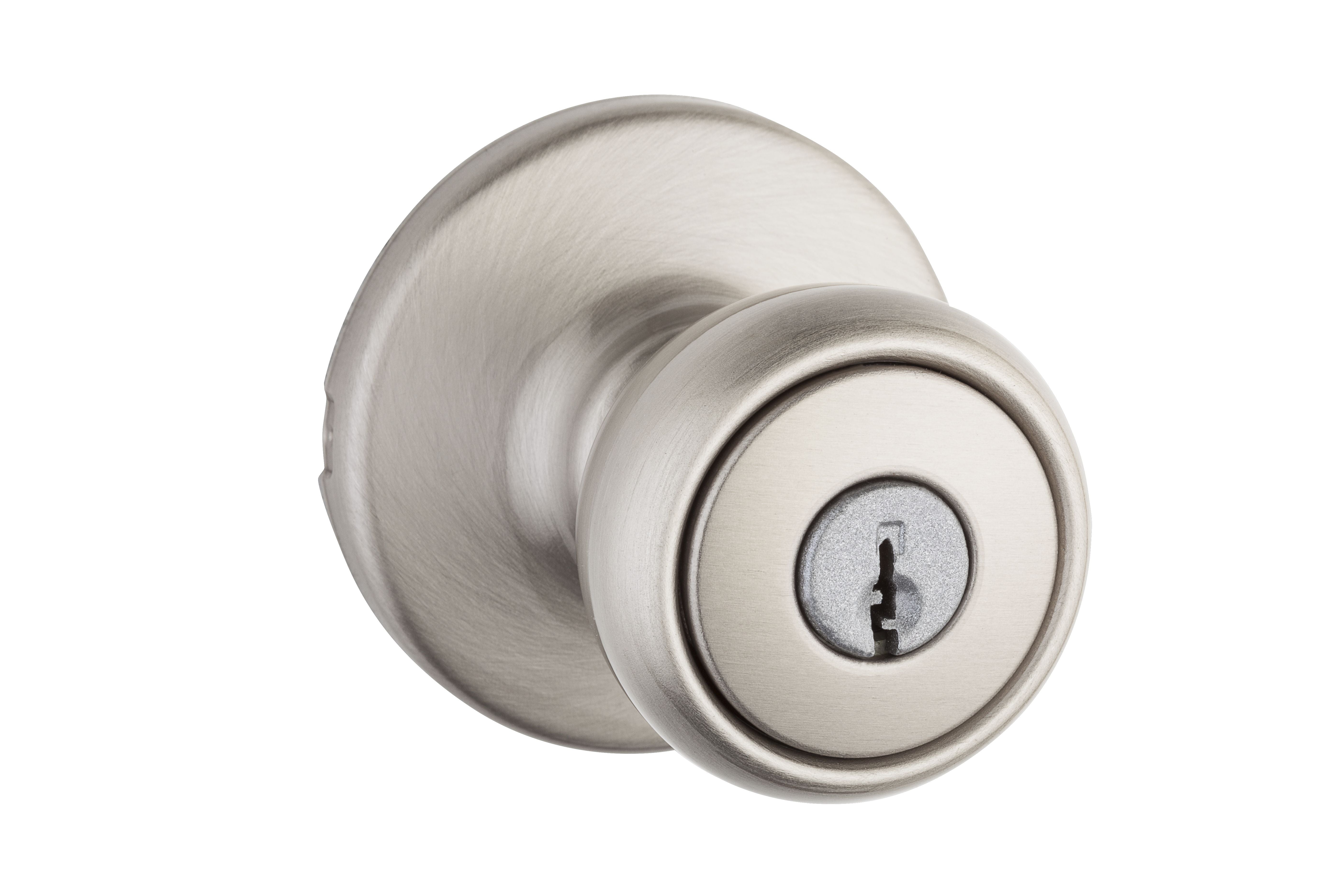 Kwikset Tylo Knob Entry Door Lock with 6AL Latch and RCS Strike Kwikset